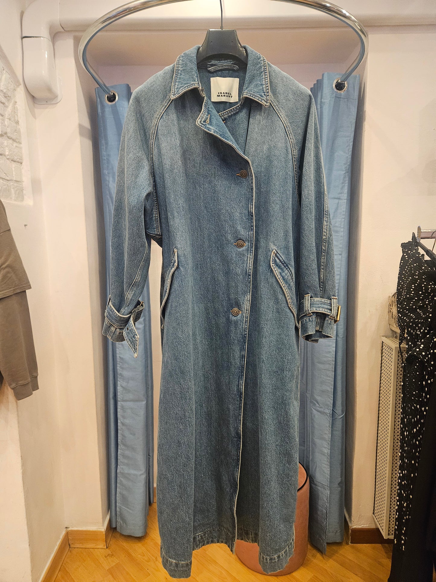 Trench in denim Isabel Marant tg 36fr 40IT