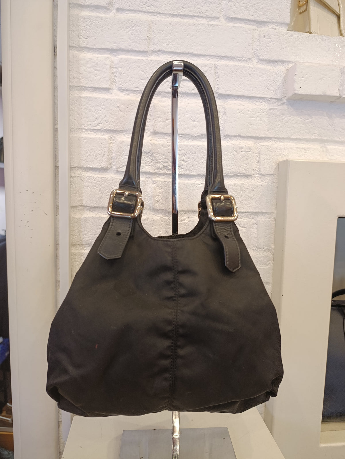 Borsa Prada nera nylon