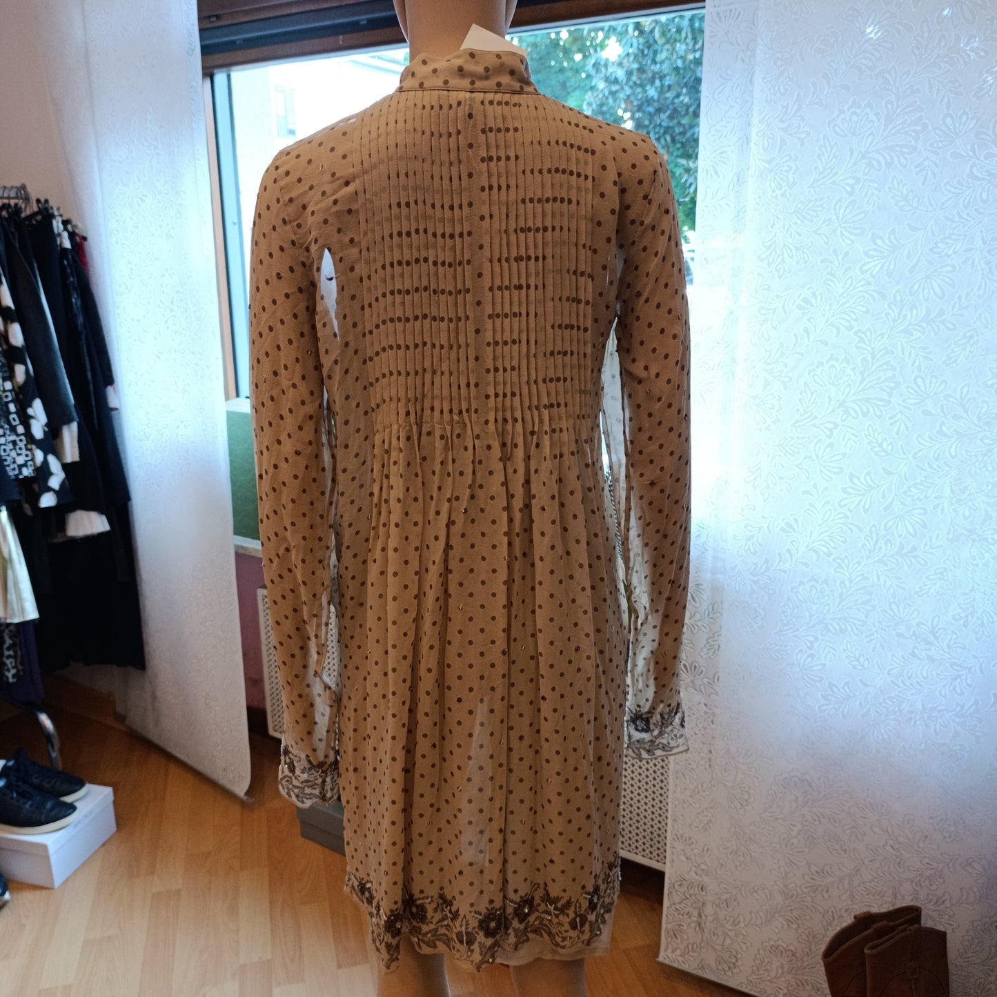 Abito twinset Simona barbieri tg 42/44 misto seta