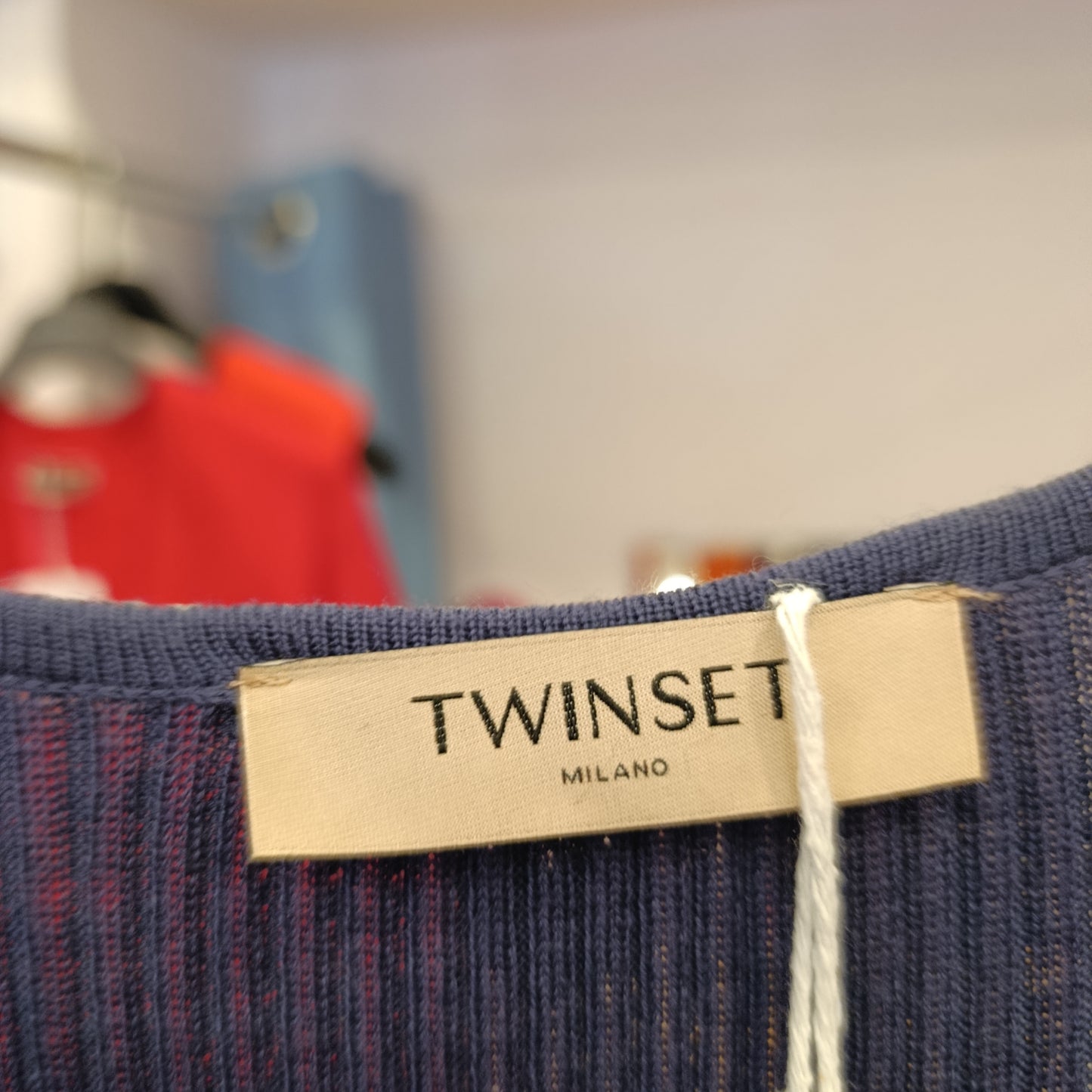 Abito twinset tg xs viola lamè