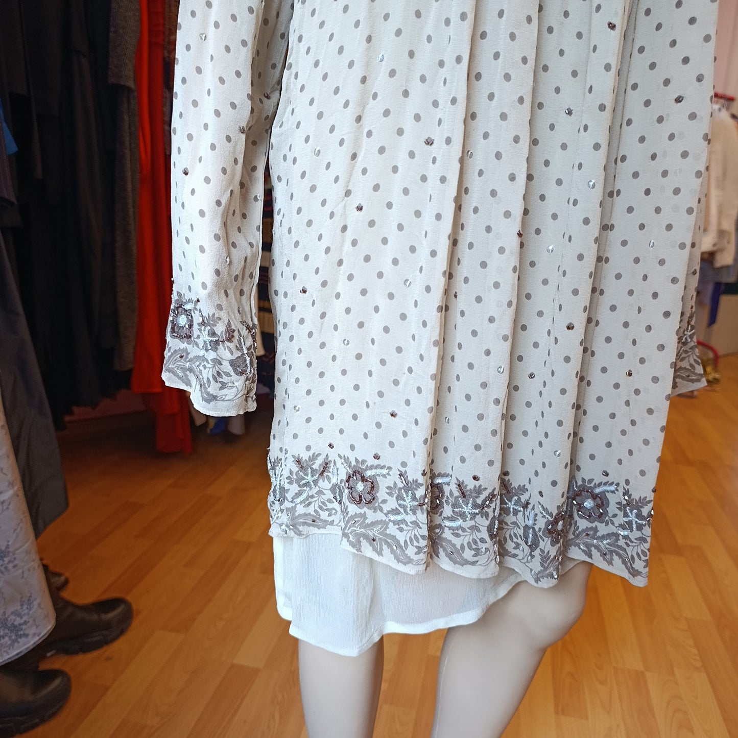 Abito twinset Simona barbieri tg 42/44 misto seta