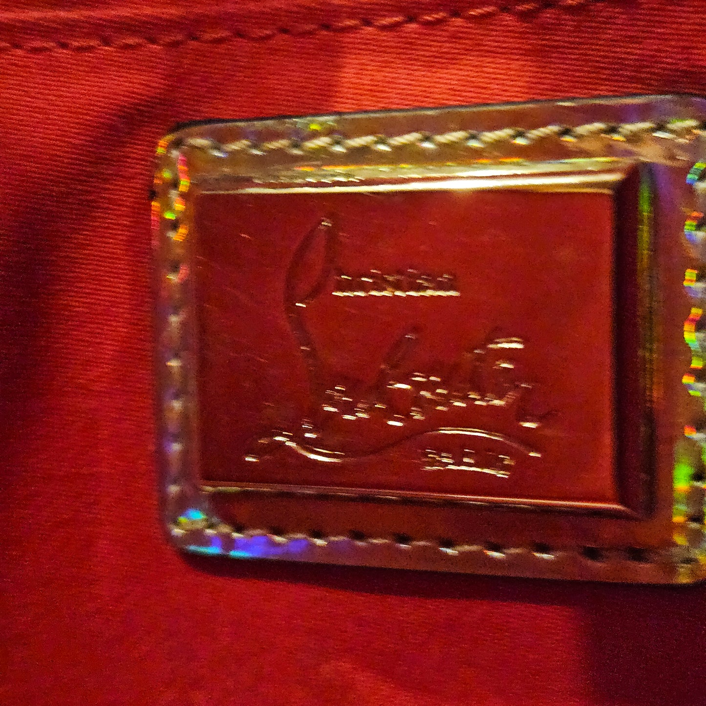 Pochette a tracolla Louboutin Louibiclutch