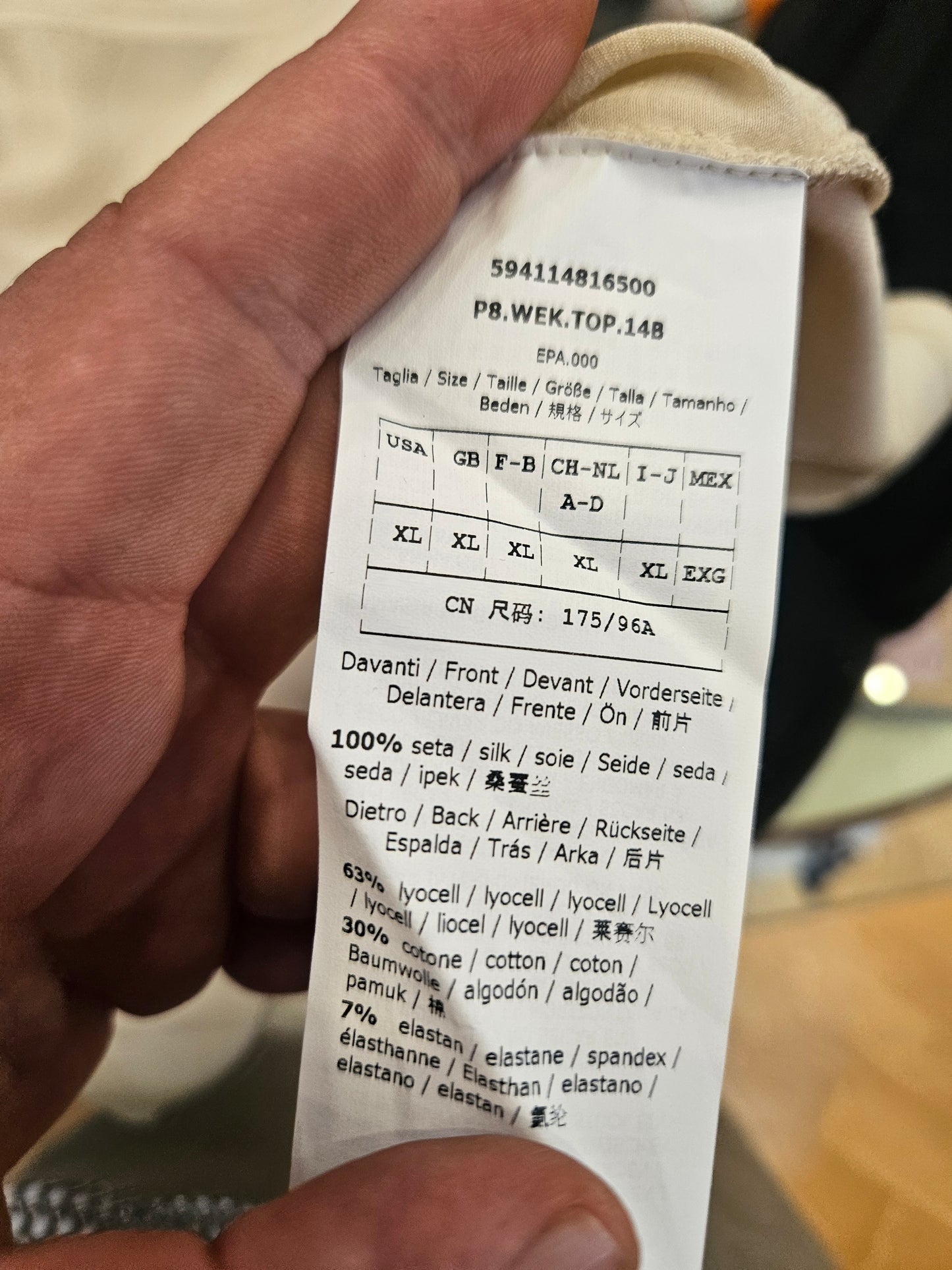 Canotta Max Mara Weekend in seta tg xl