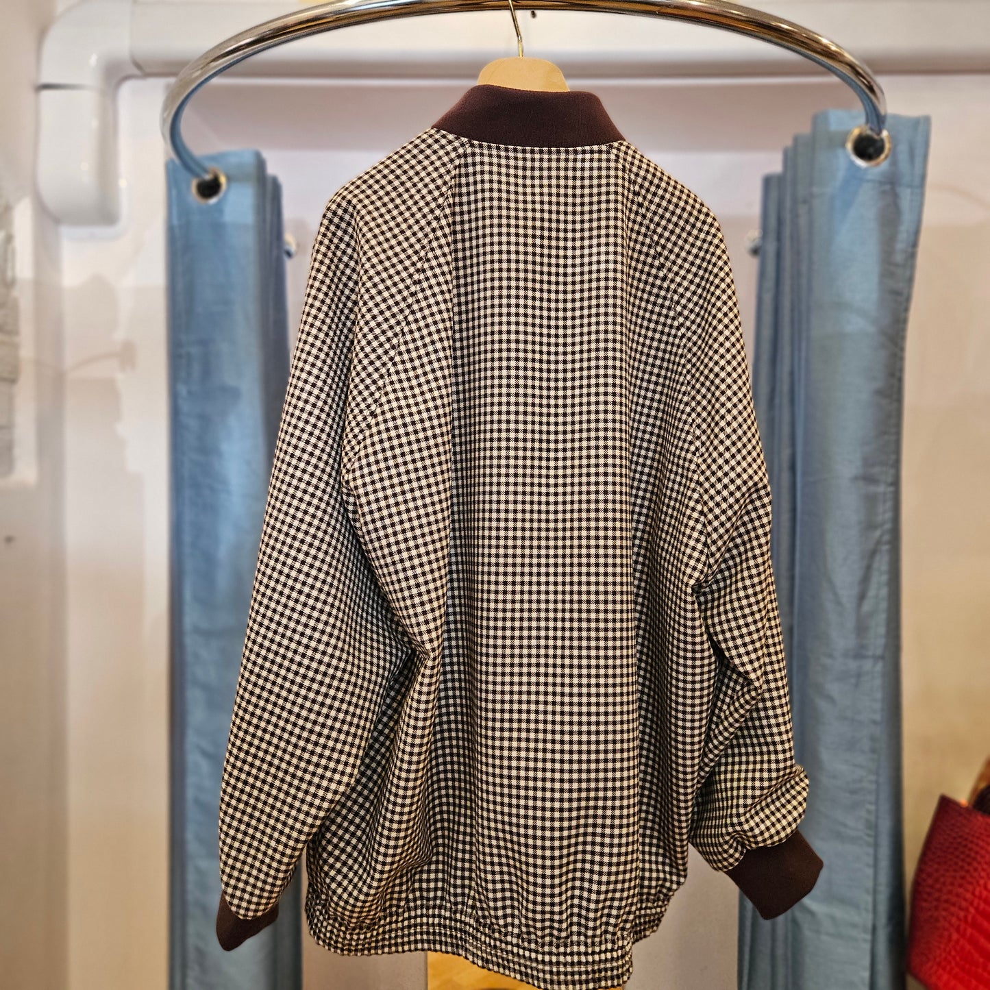 Giacca Miu Miu Gingham Check Blouson tg 40 over
