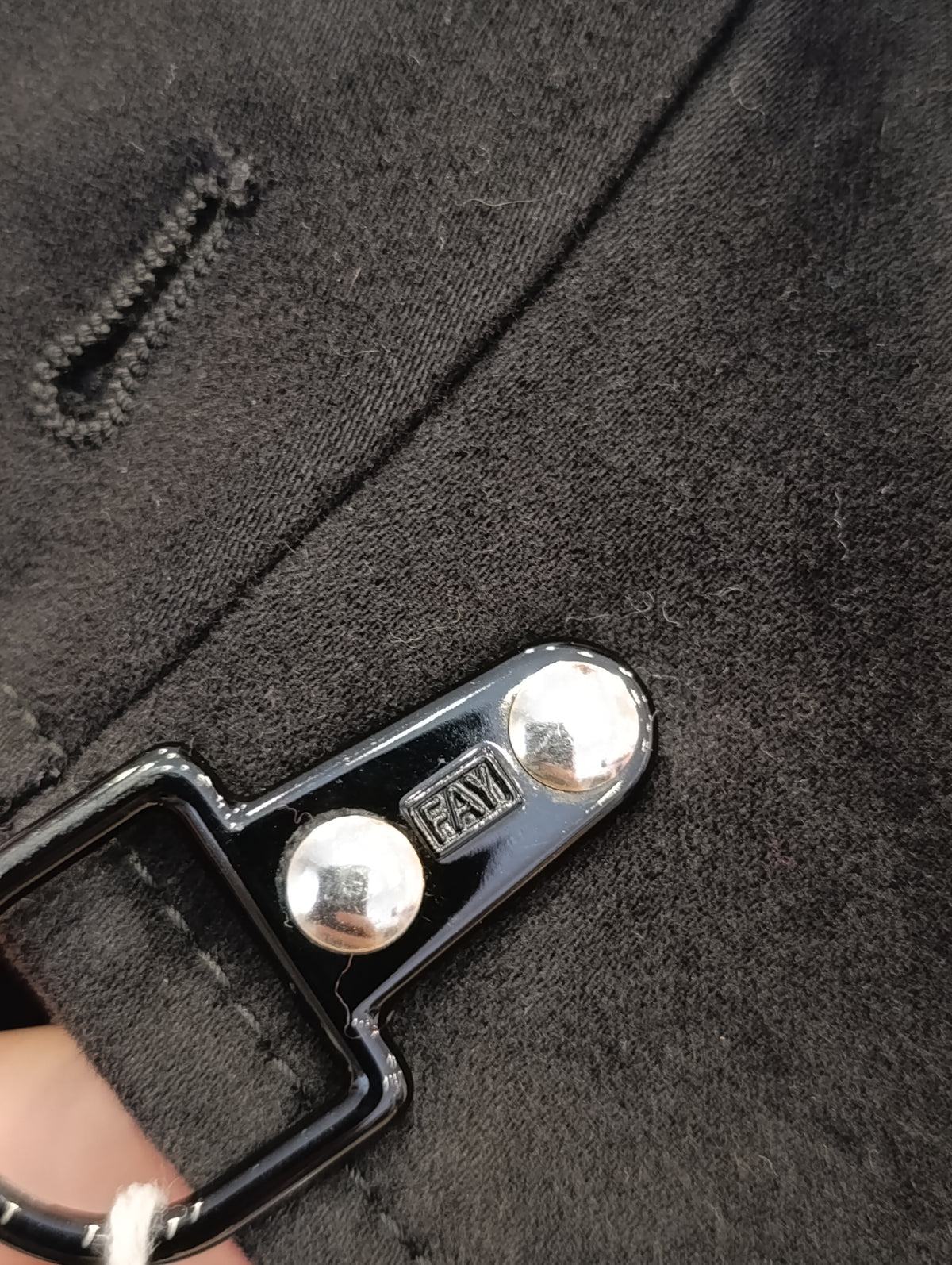 Cappotto Fay nero tg M