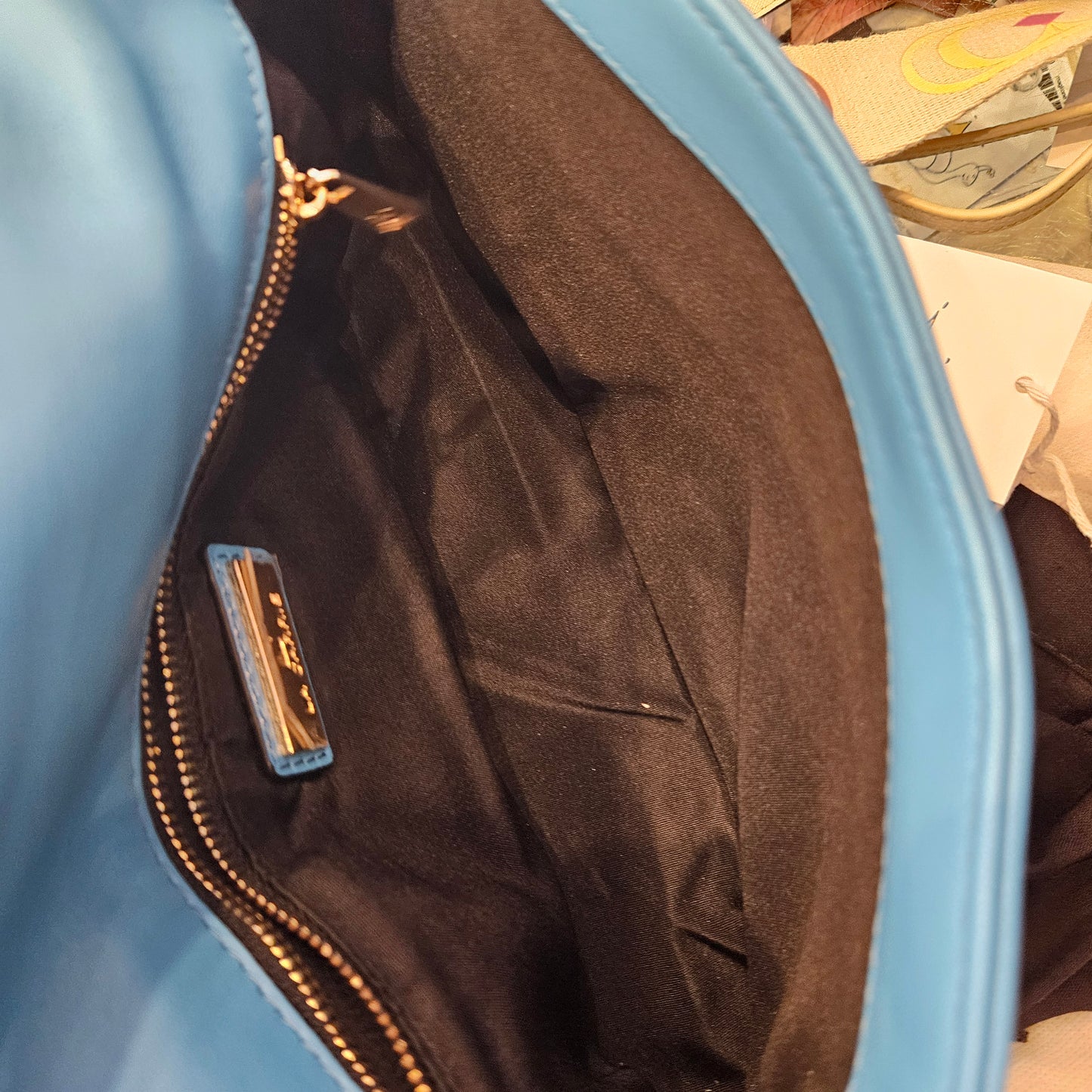 Borsa La Carrie azzurro