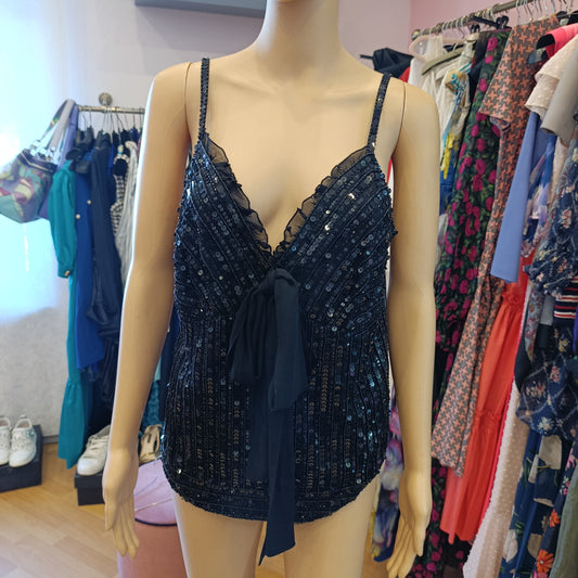 Top paillettes Luisa Spagnoli tg L