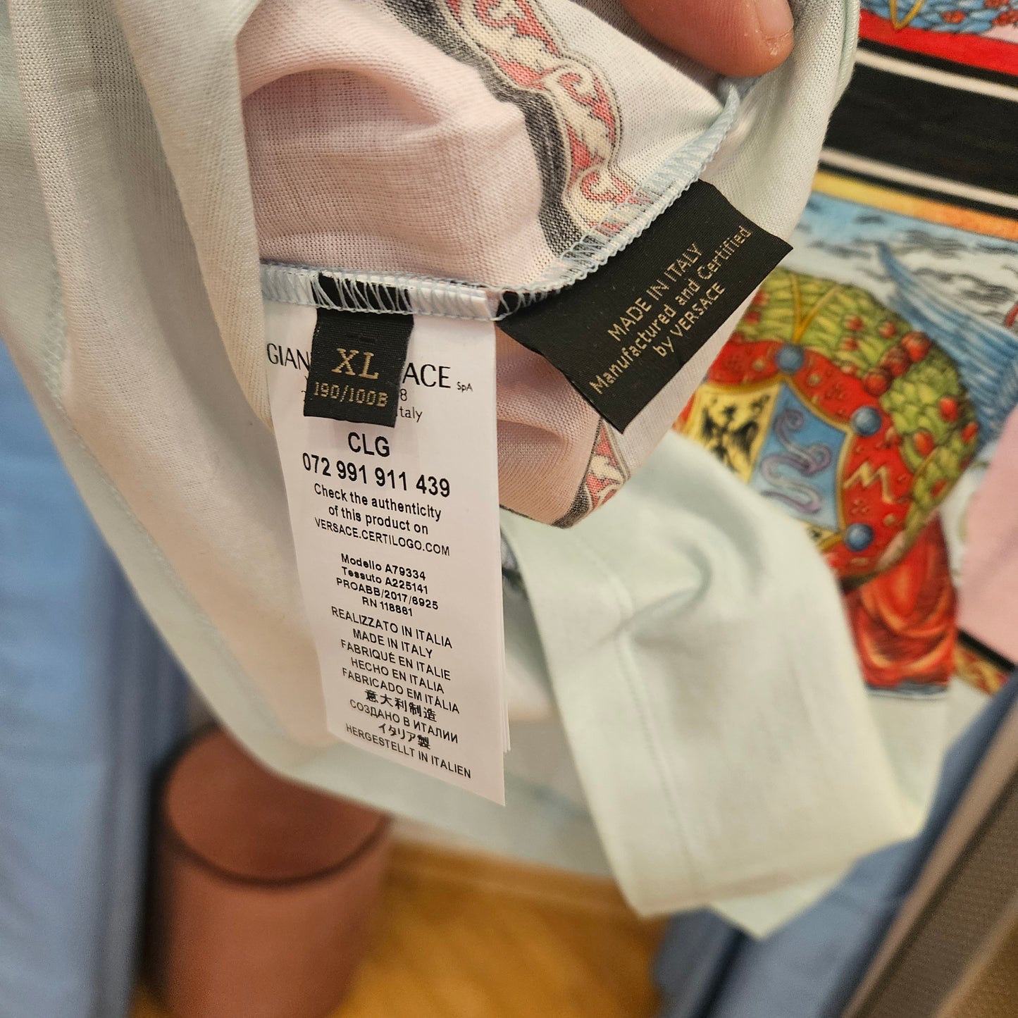 T shirt Versace tg Xl