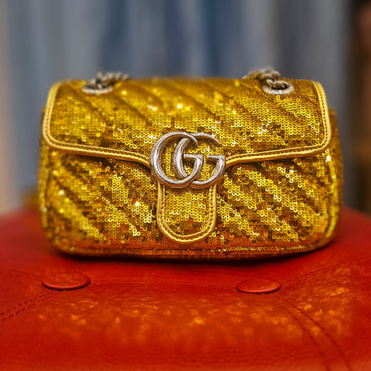 Gucci Marmont con pailettes