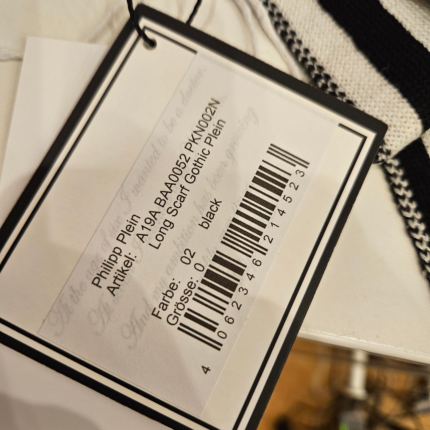 Sciarpa Philipp Plein Gothic line