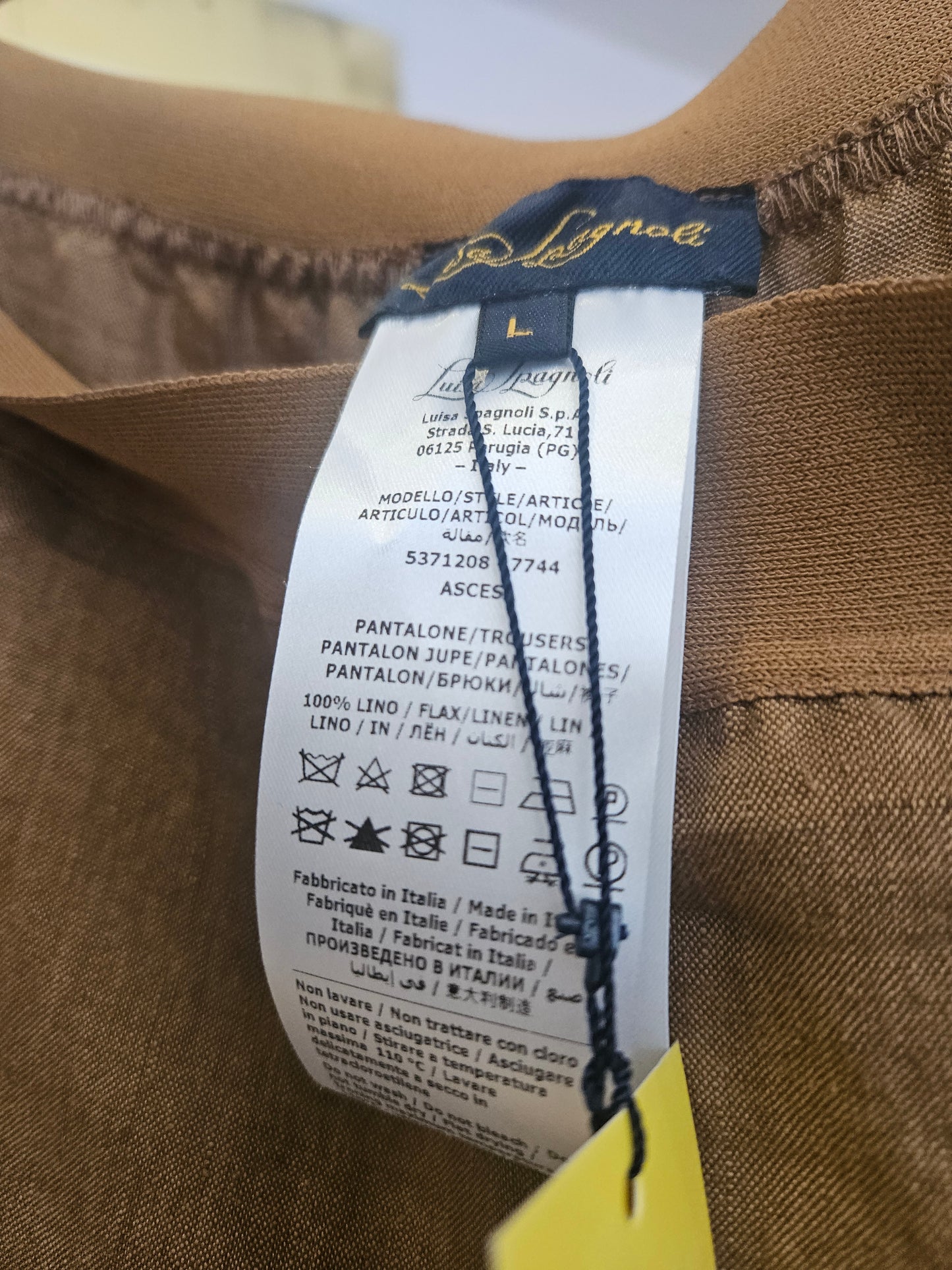 Pantaloni lino Luisa Spagnoli tg L