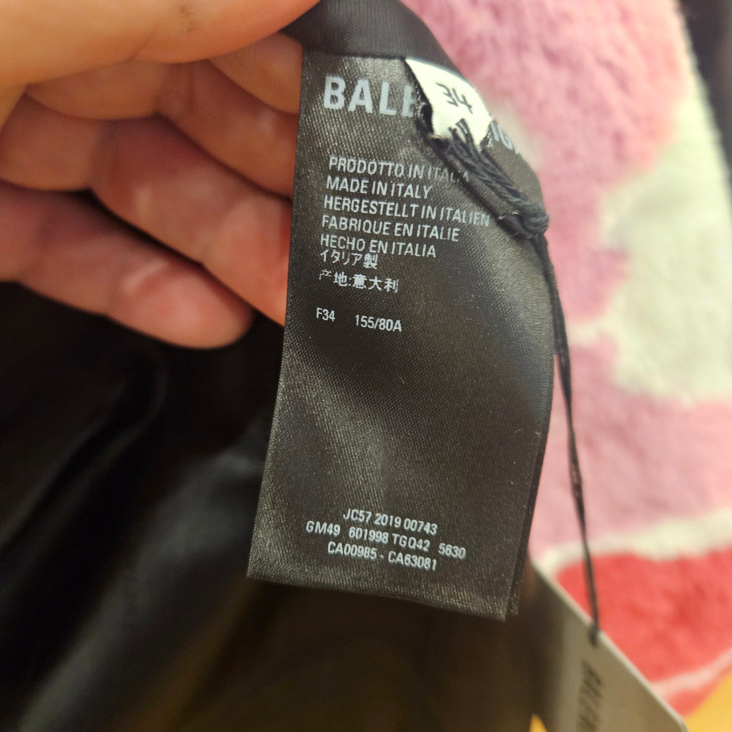 Cappotto Balenciaga tg 36fr