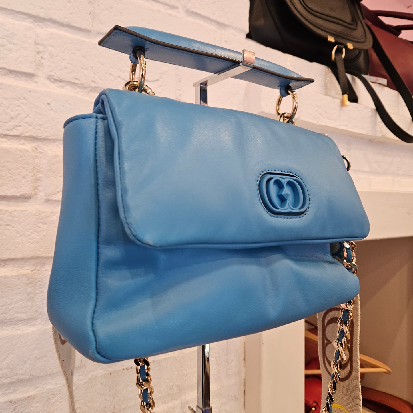 Borsa La Carrie azzurro