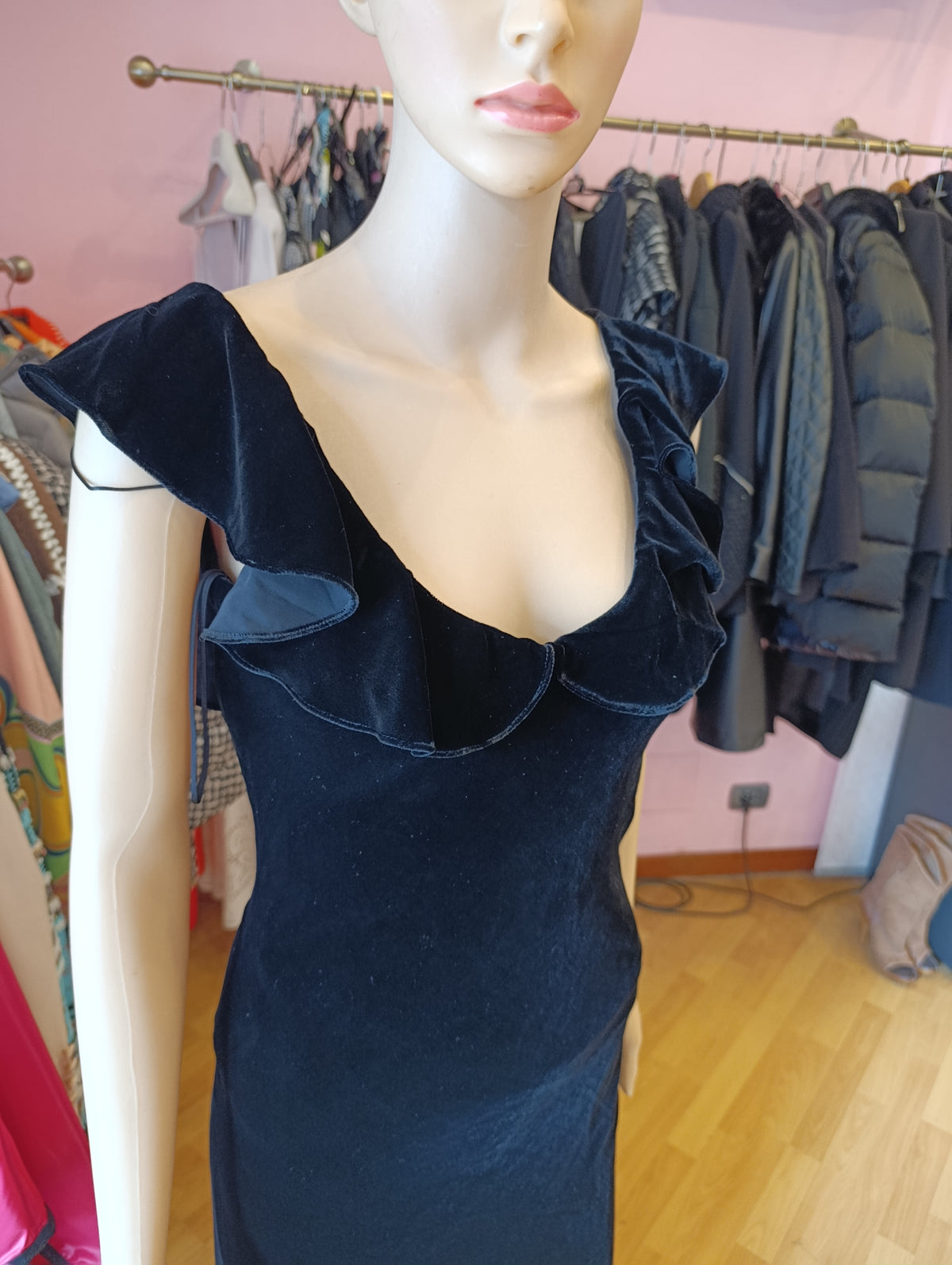 Abito Ralph Lauren tg 6 in velluto