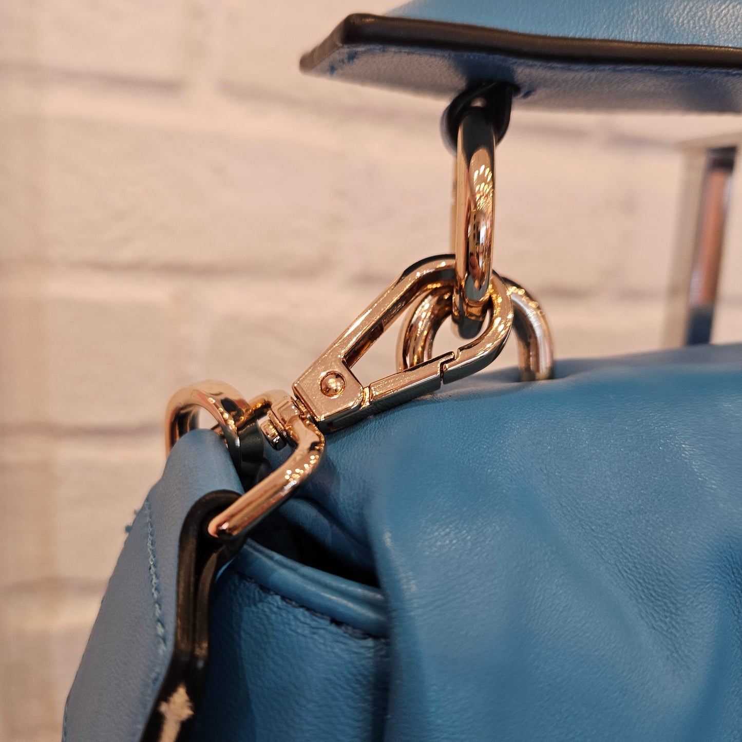 Borsa La Carrie azzurro
