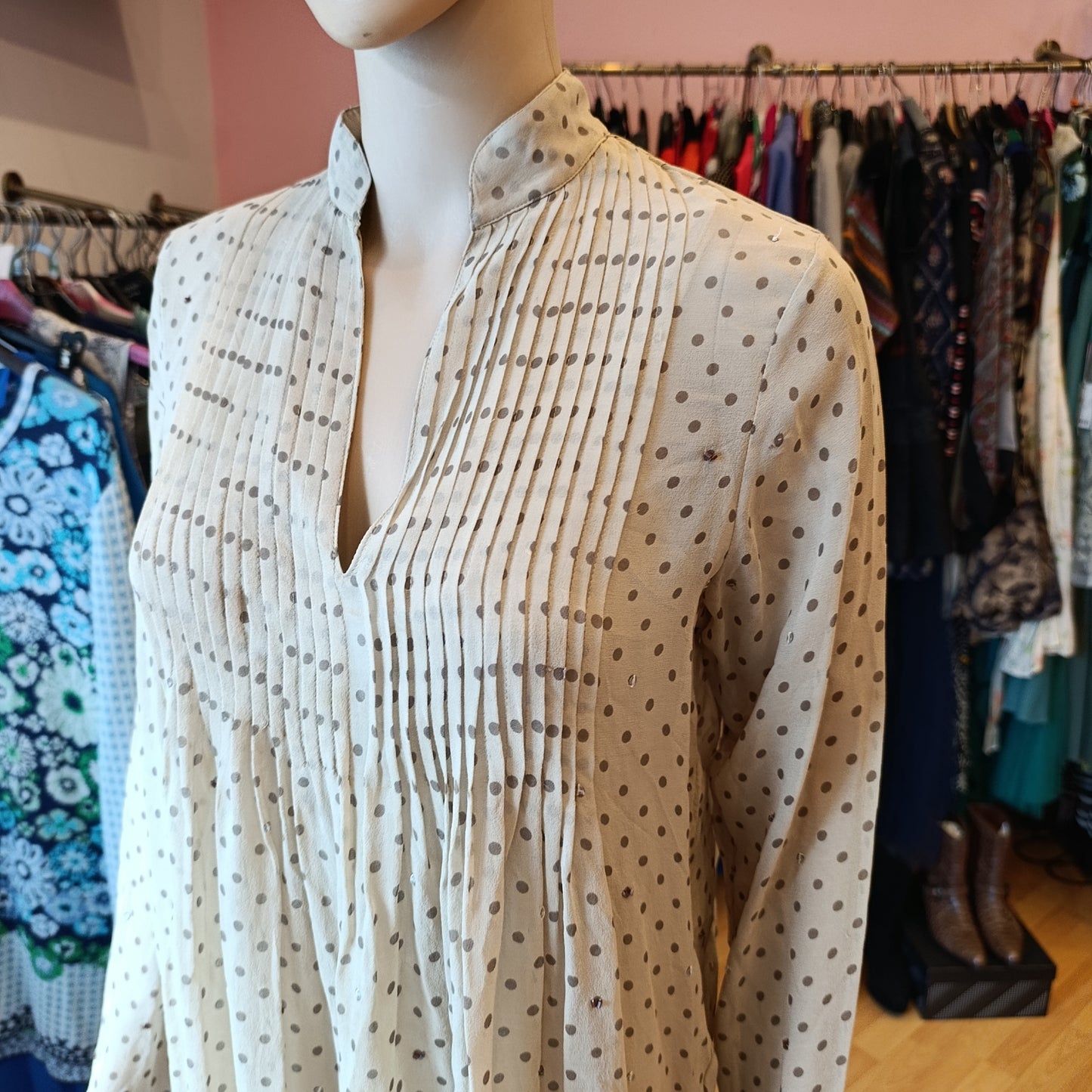 Abito twinset Simona barbieri tg 42/44 misto seta