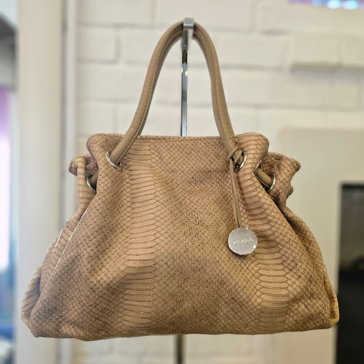 Borsa Furla stampa pitone