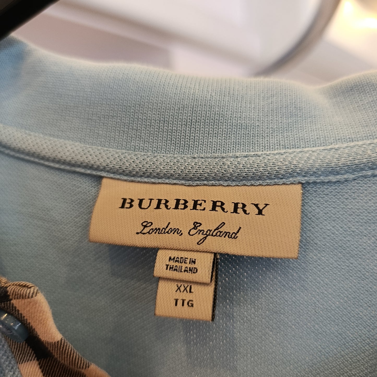 Polo Burberry tg XXL ristretta
