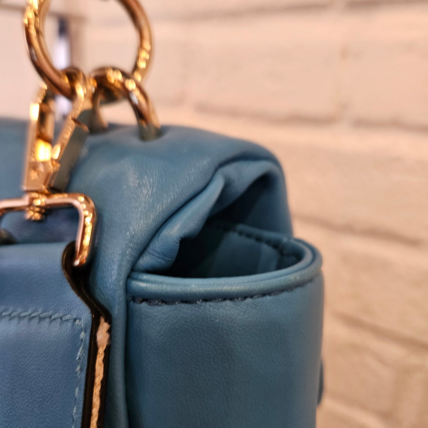 Borsa La Carrie azzurro
