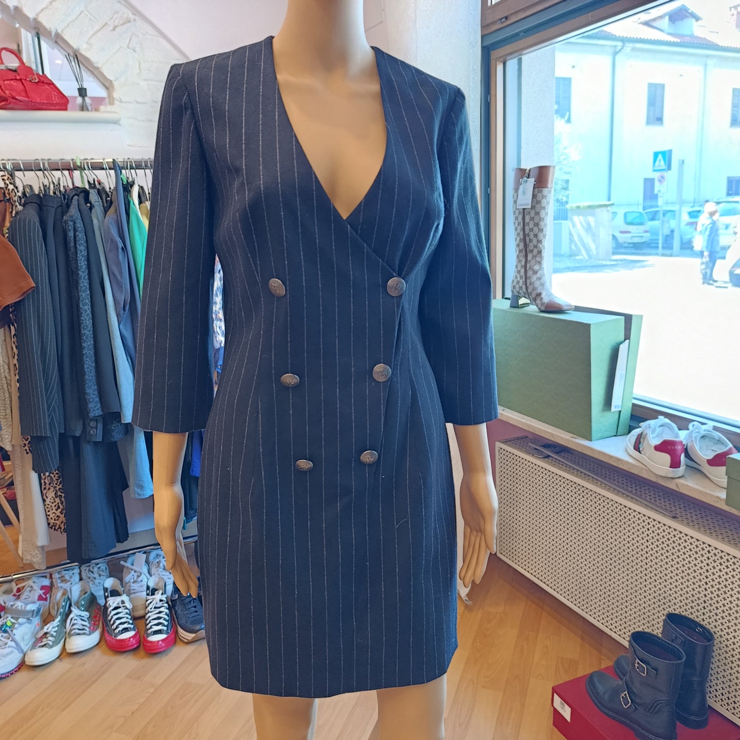 Abito Pierre balmain tg 38 gessato