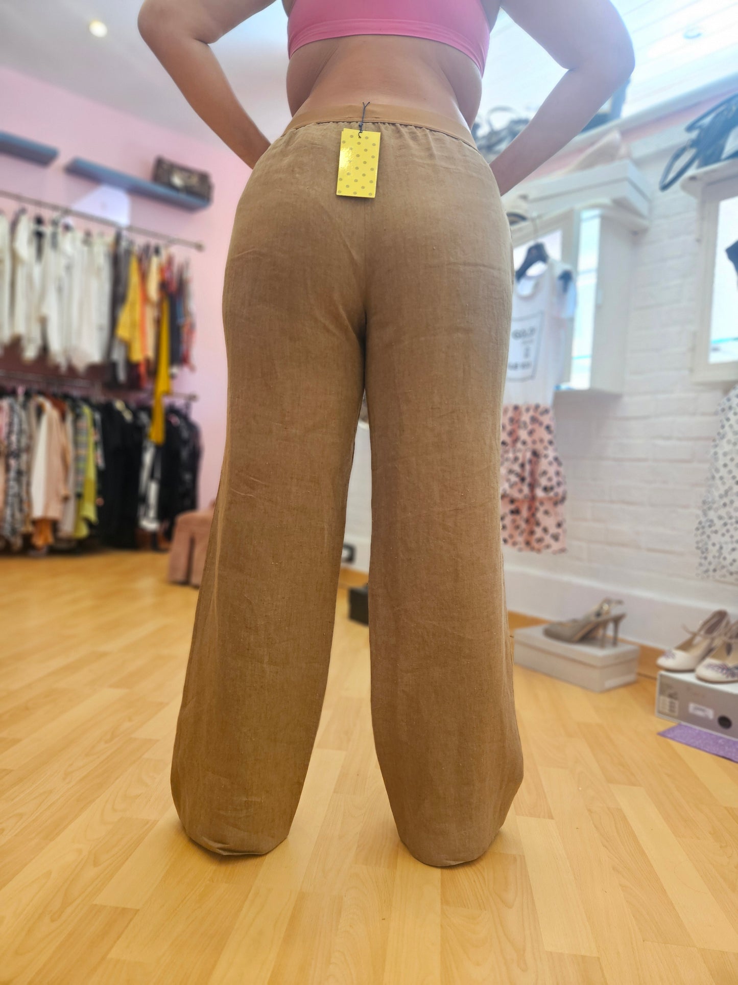Pantaloni lino Luisa Spagnoli tg L