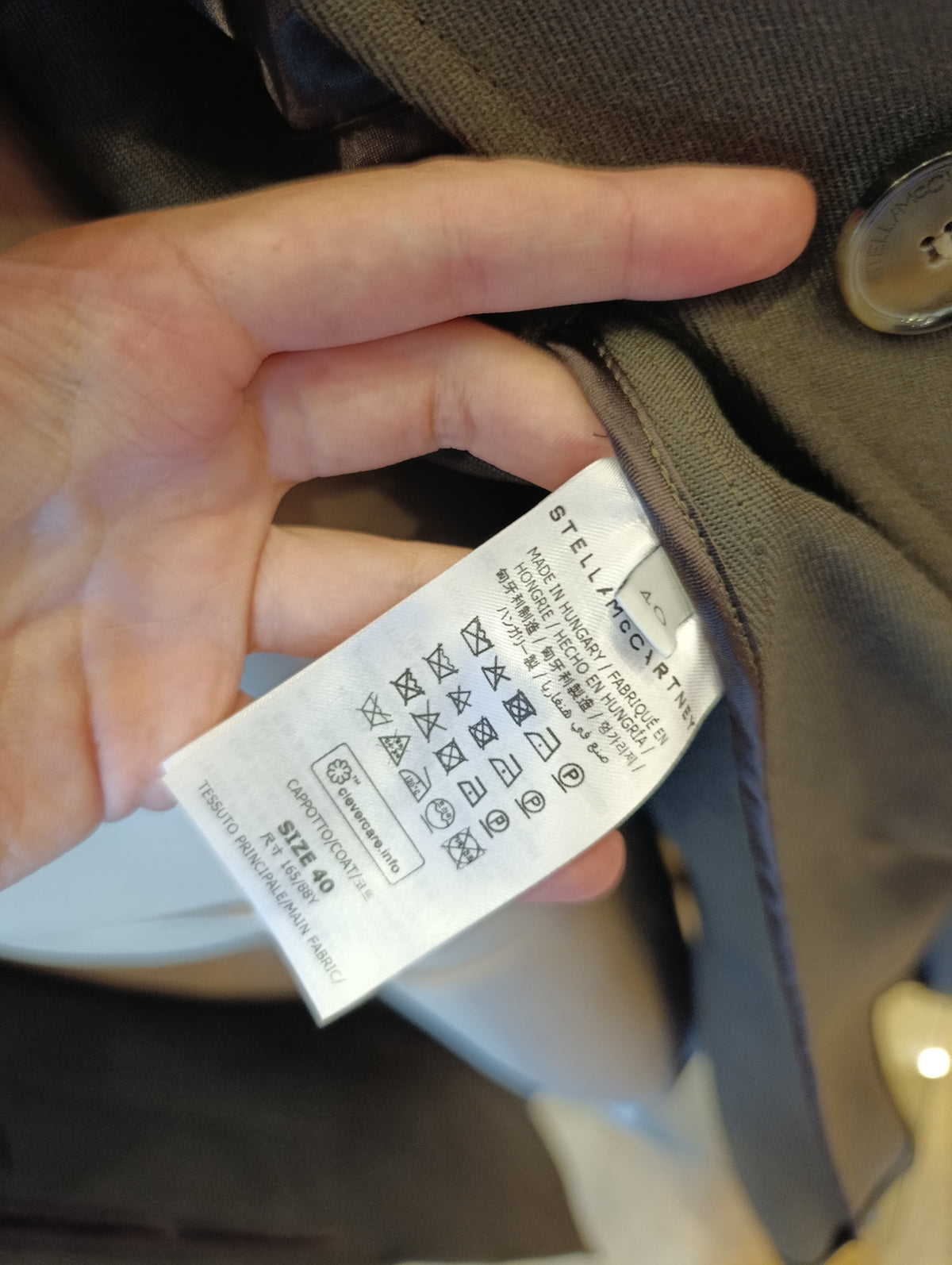 Cappotto stella McCartney tg 40 nuovo con cartellino