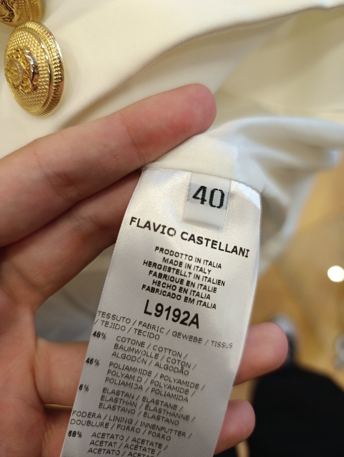 Blazer manica corta Flavio castellani tg 40