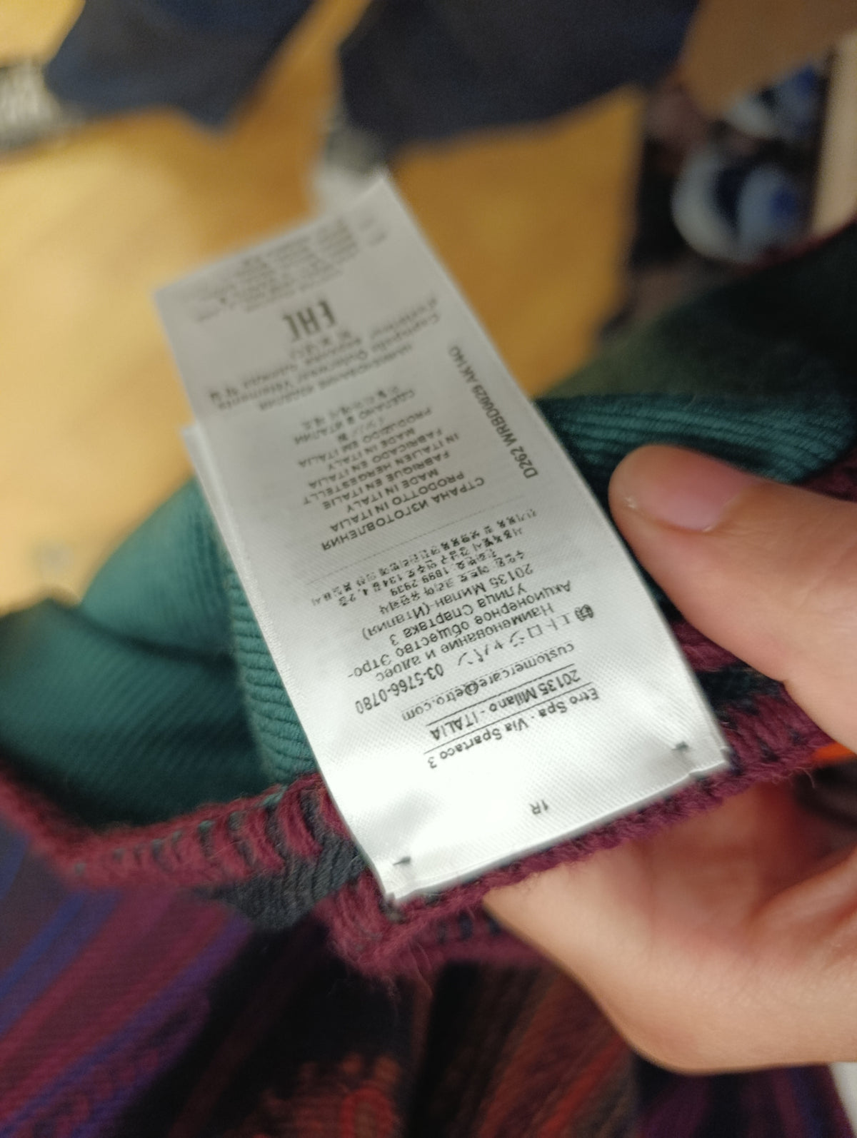 Cappa Etro nuova con cartellino