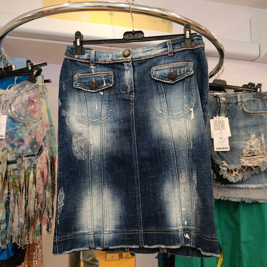 Gonna Just Cavalli in denim tg 42