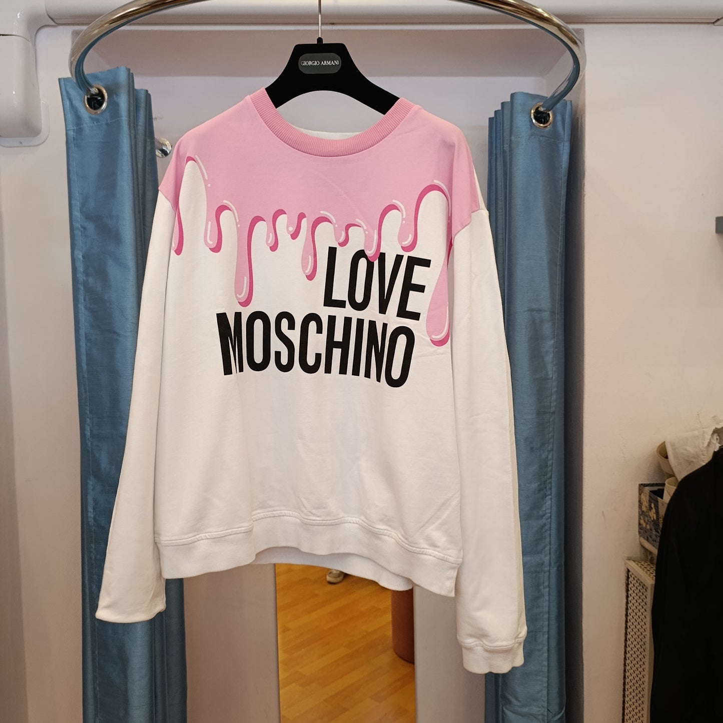 Felpa love moschino tg 46