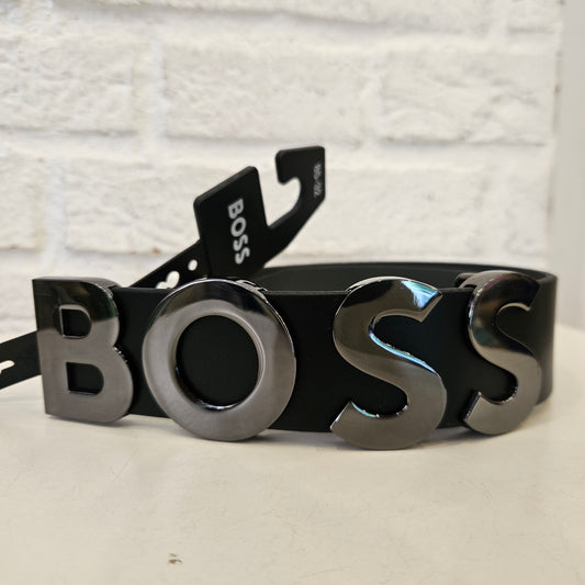 Cintura Boss fibbia loggata