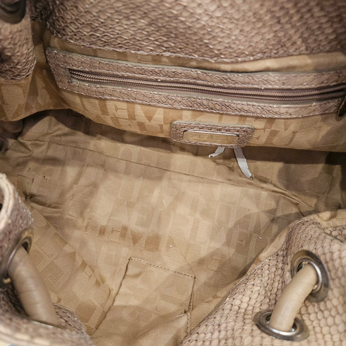 Borsa Furla stampa pitone