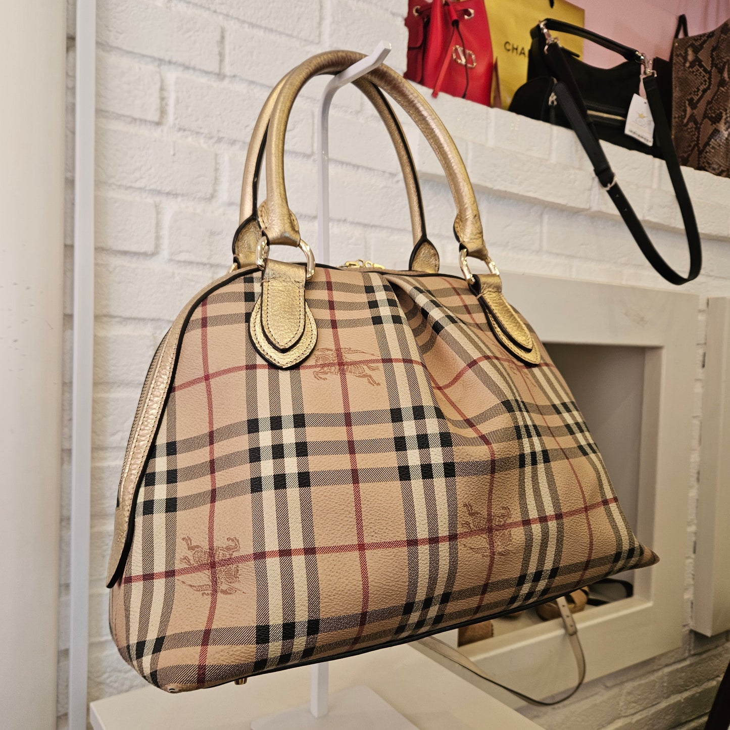 Borsa Burberry Haymarket Check