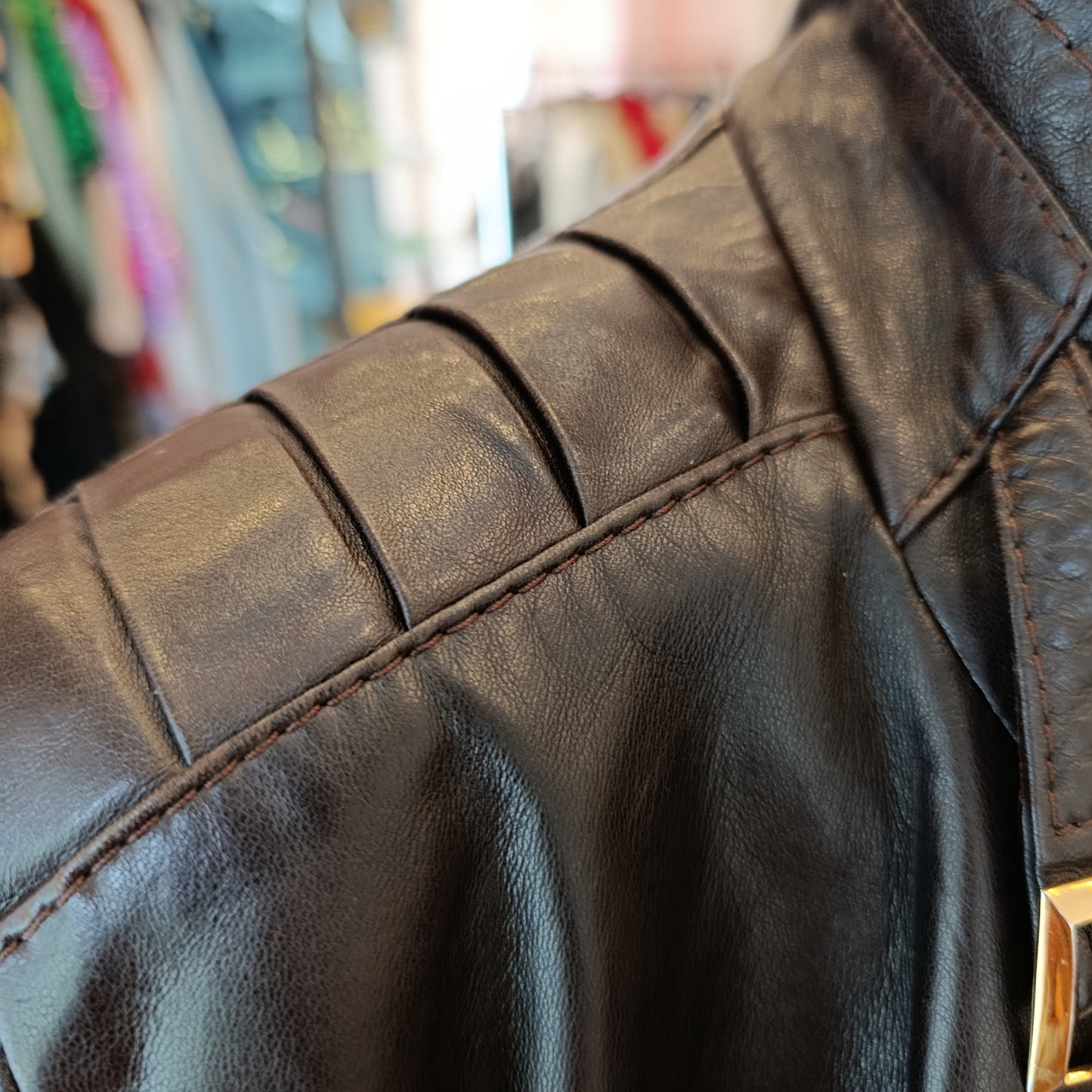 Trench in pelle Jean-louis scherrer tg 40