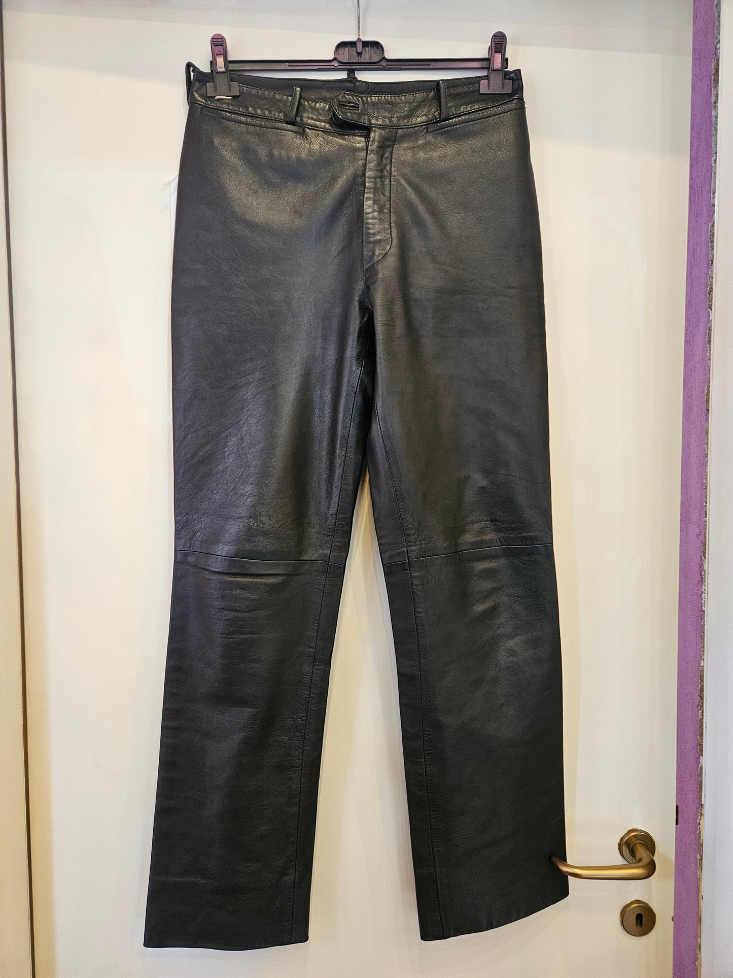 Pantaloni in pelle tg 42