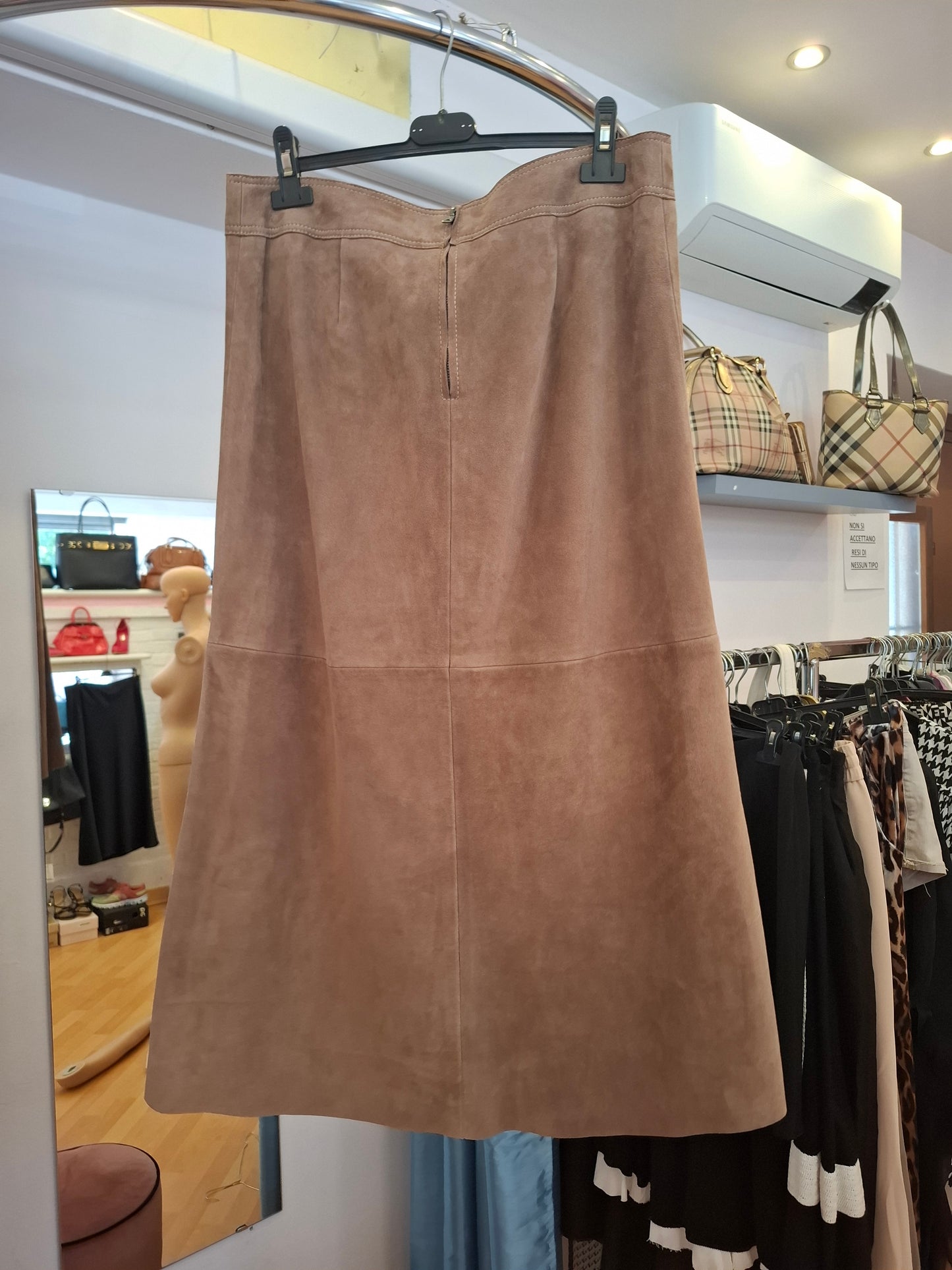 Gonna MaxMara pelle tg 44