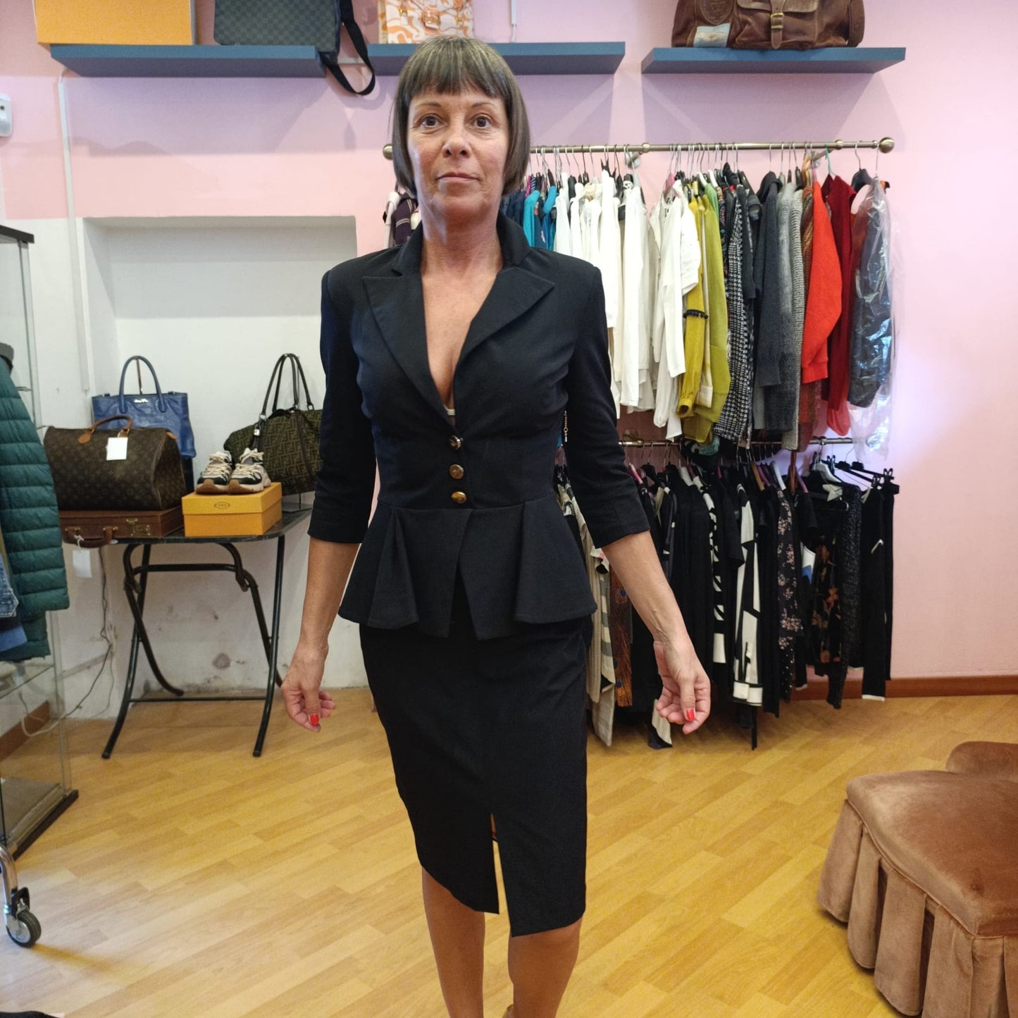 Abito Passpatout dress tg 42 (Elisabetta Franchi)