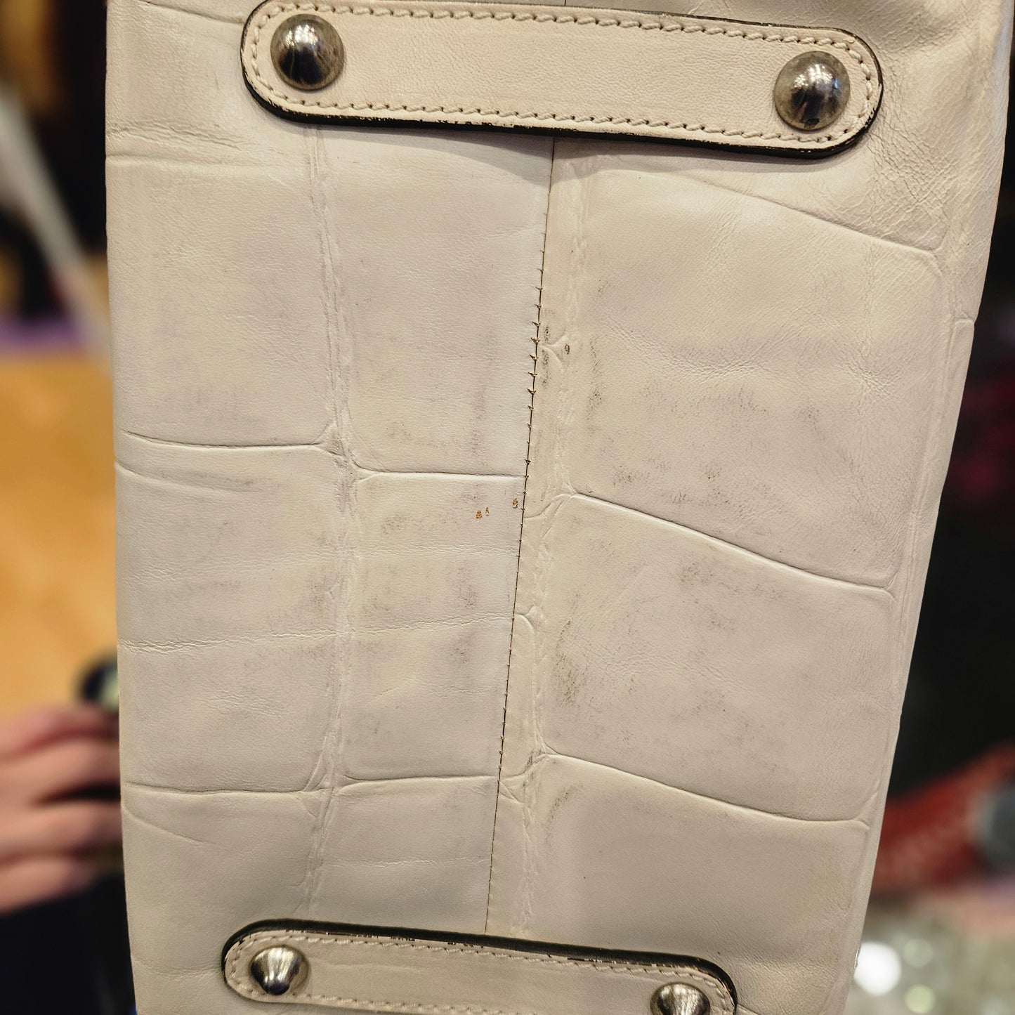 Borsa Chloé white avory