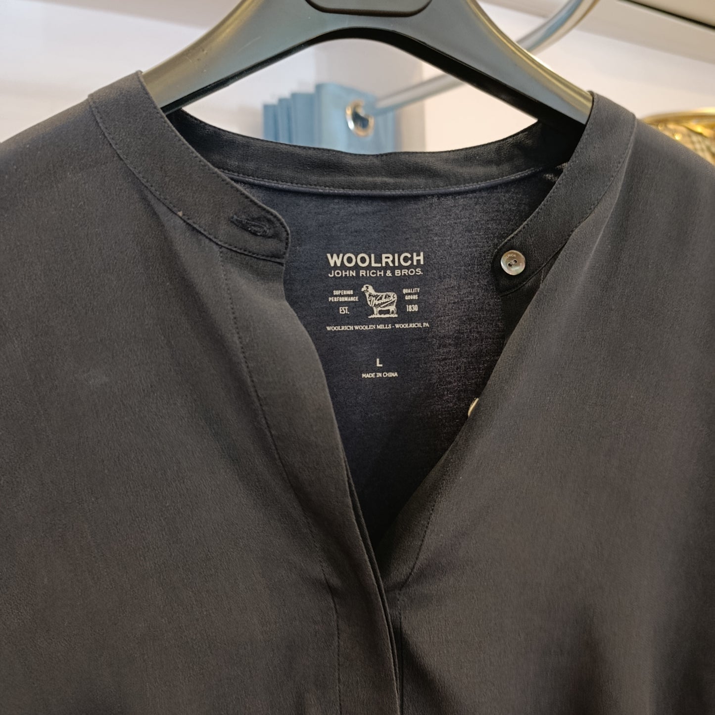 Camicia Woolrich tg L blu notte