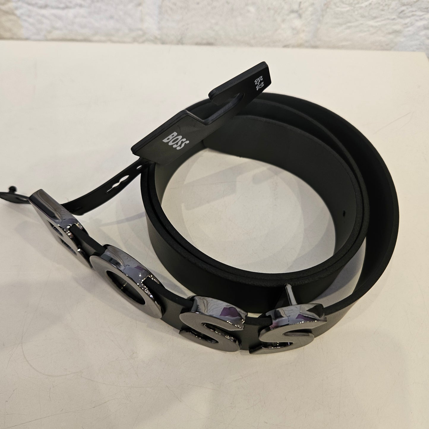 Cintura Boss fibbia loggata