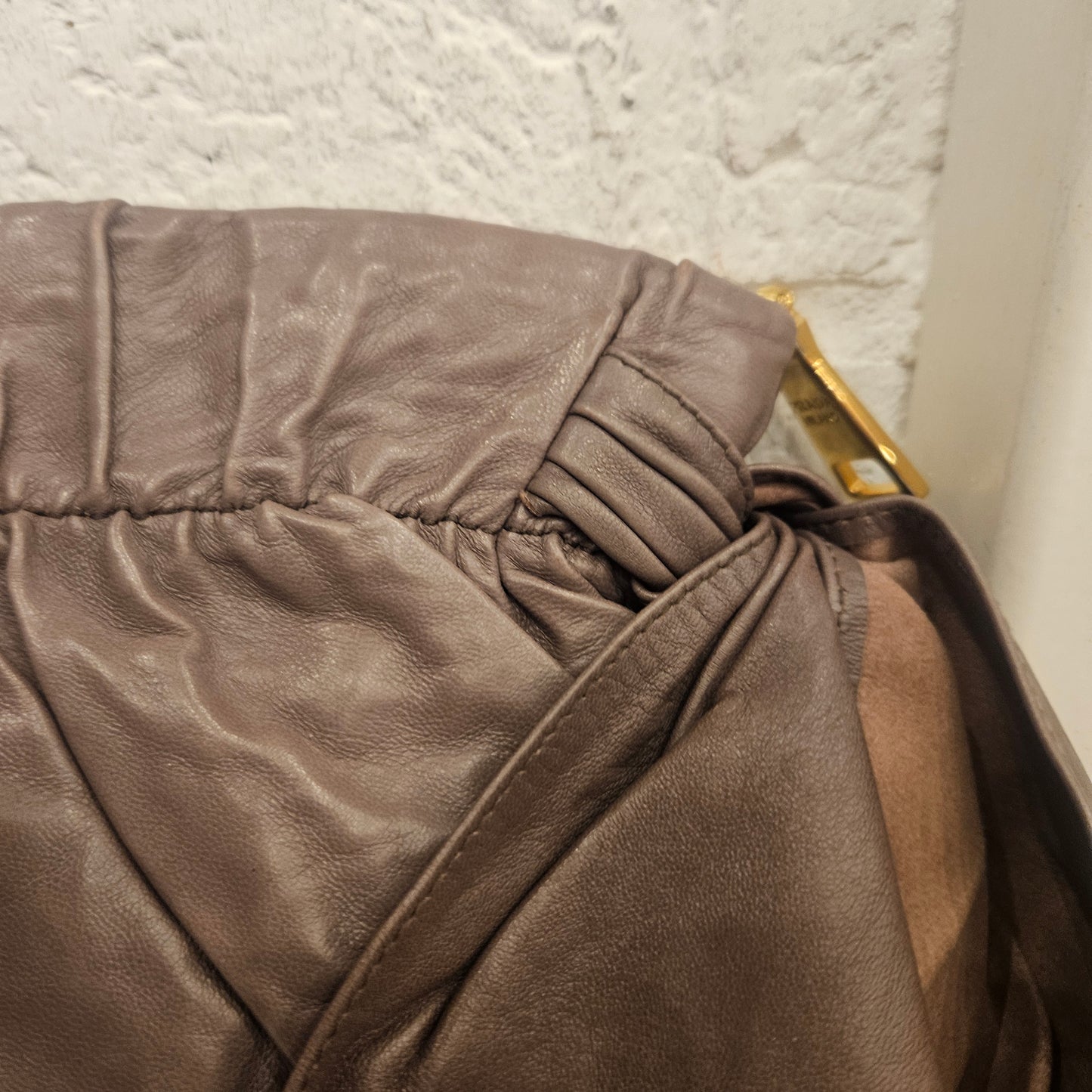 Pochette Prada bambù