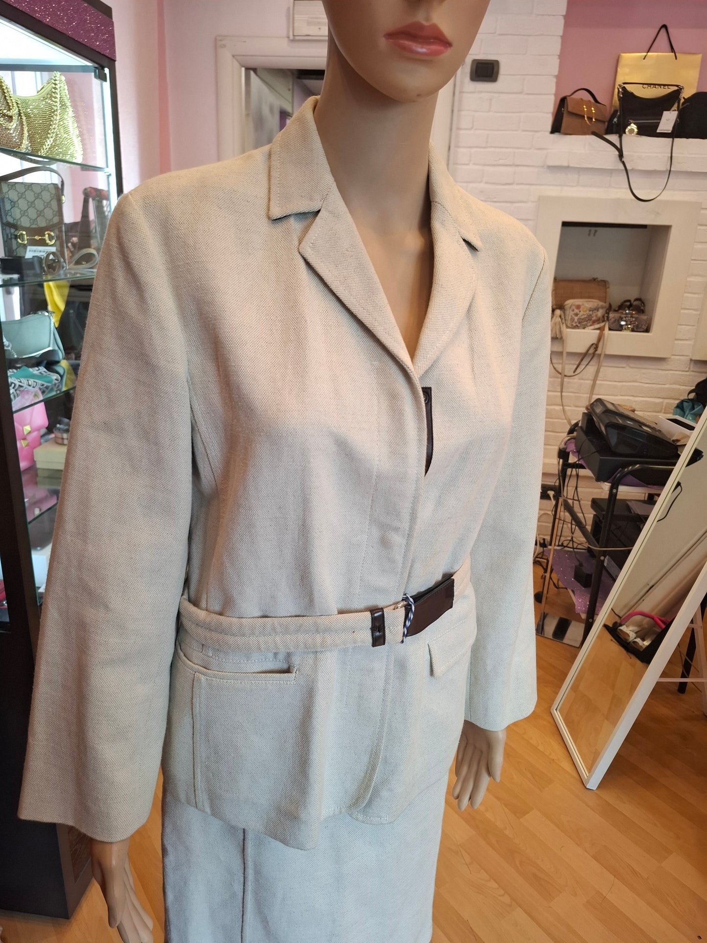 Completo Prada beige tg 42