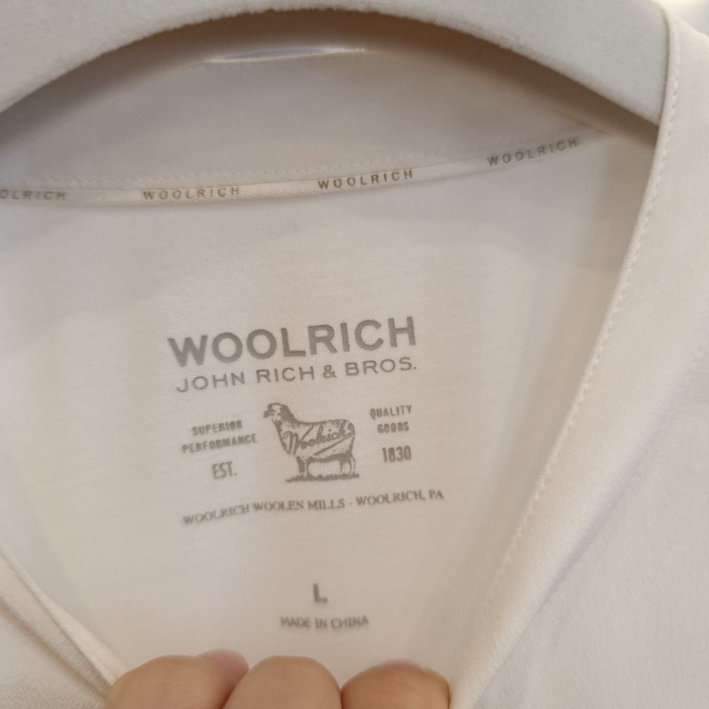 Blusa Woolrich nuova con cartellino tg L