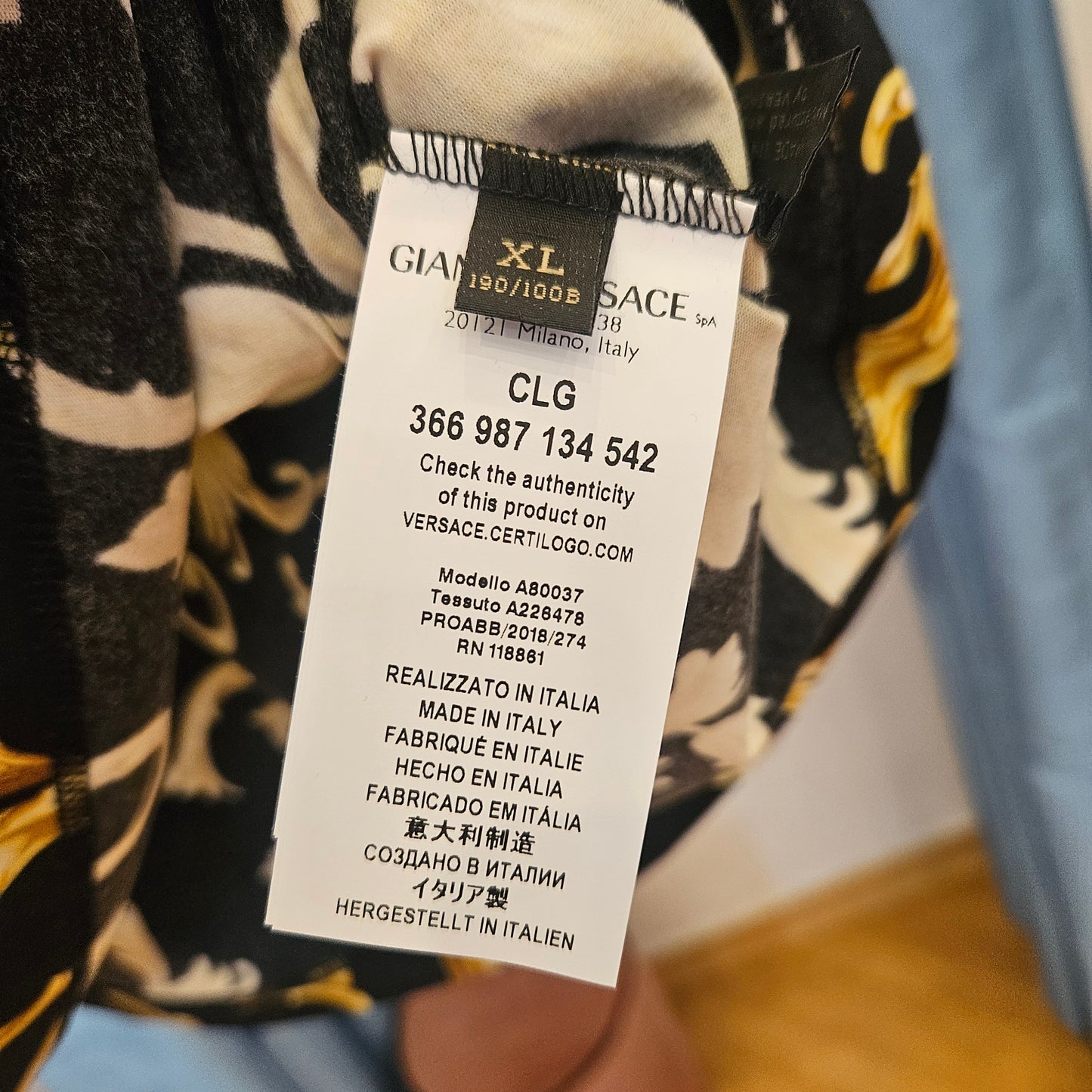 T shirt Versace tg XL