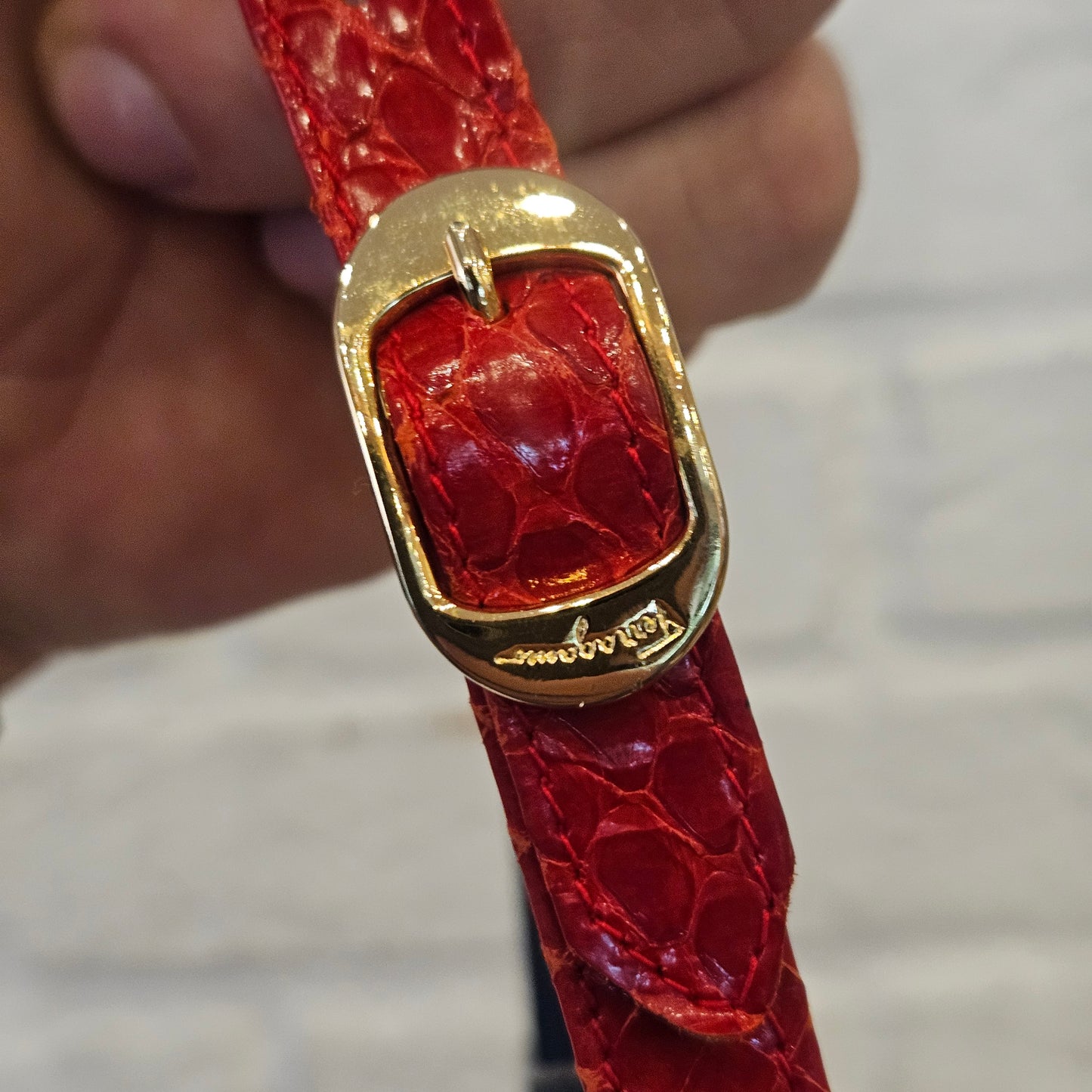 Tracollina vintage Ferragamo