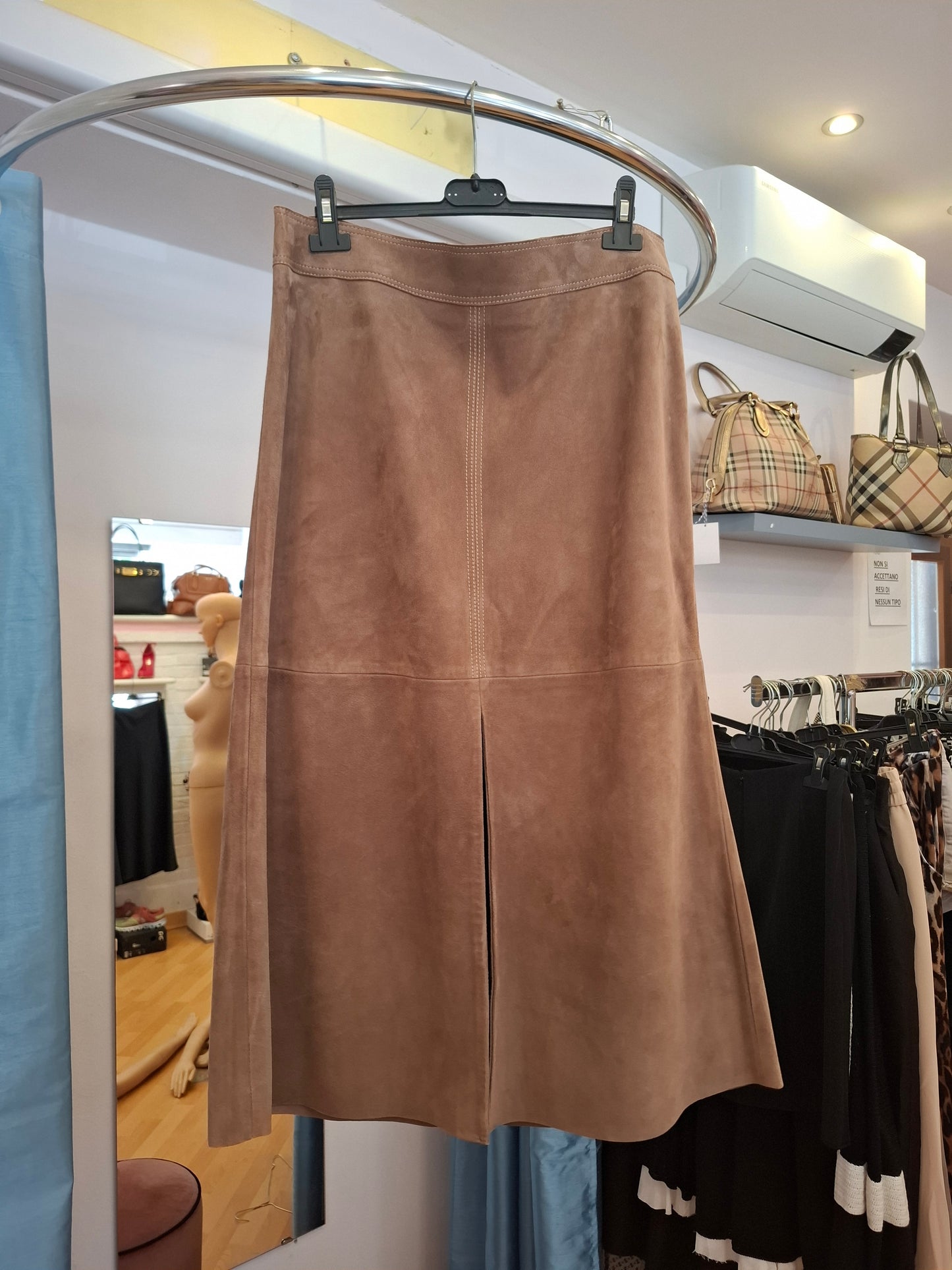 Gonna MaxMara pelle tg 44