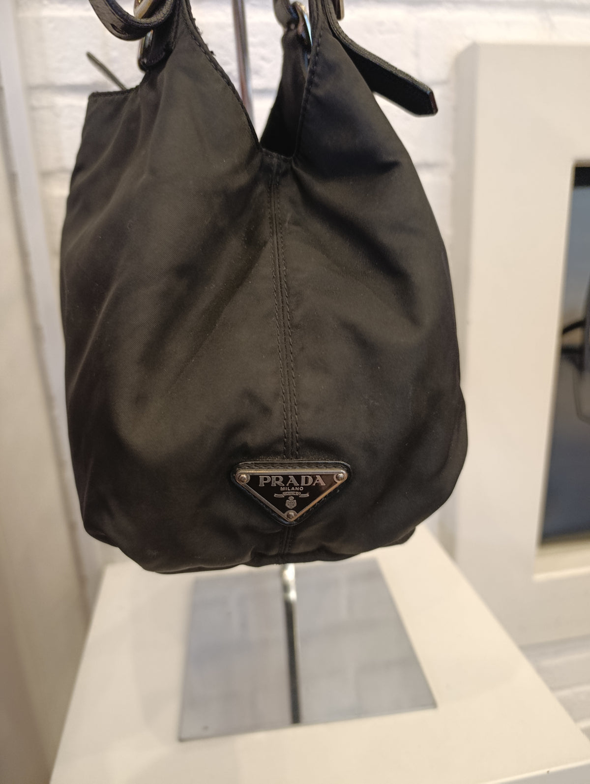 Borsa Prada nera nylon