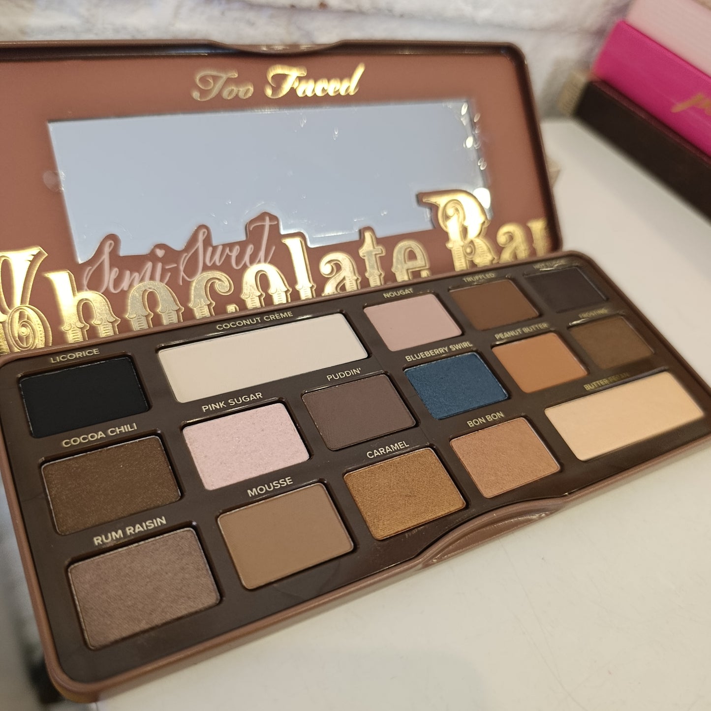 Palette too Faced semi-sweet chocolate bar