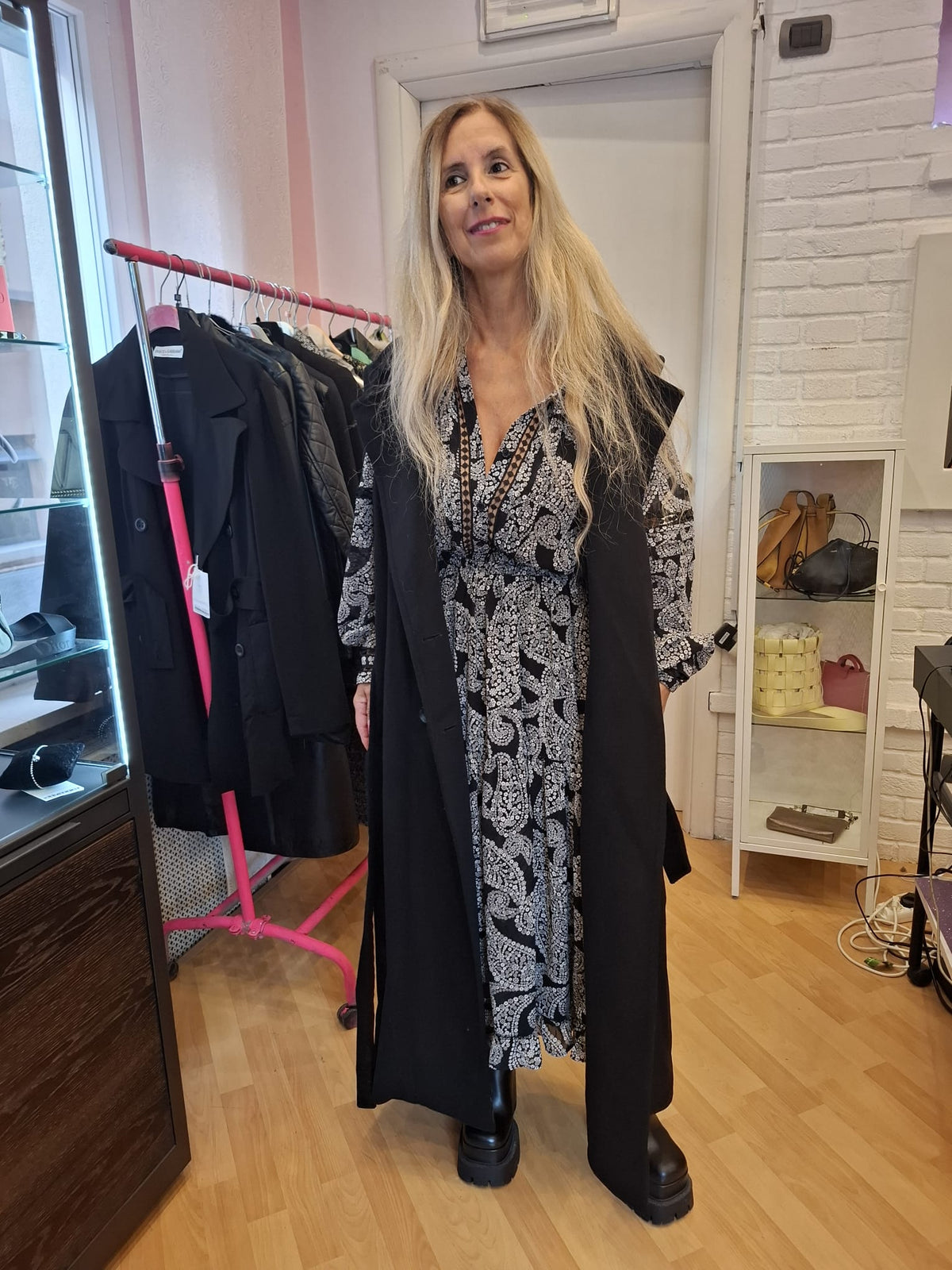 Cappotto smanicato Patrizia Pepe tg 46 ridotta