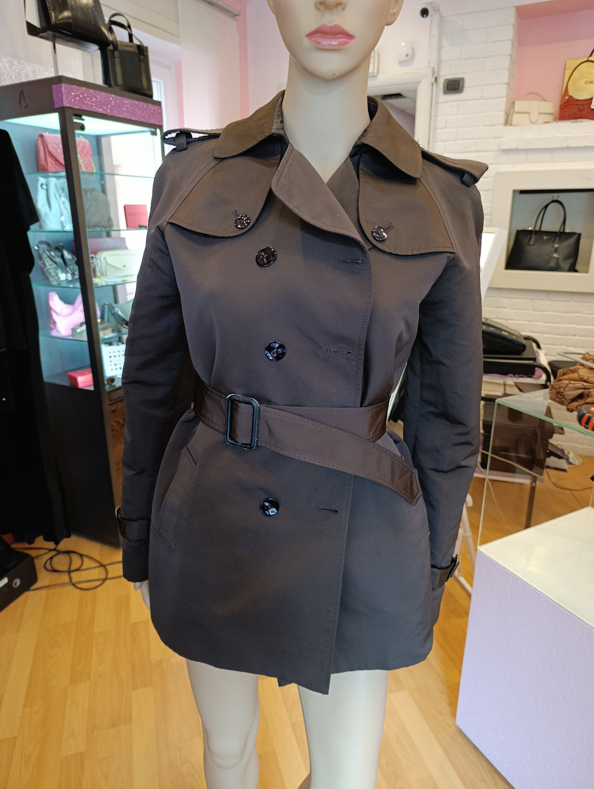 Trench Alberta Ferretti tg 42 marrone